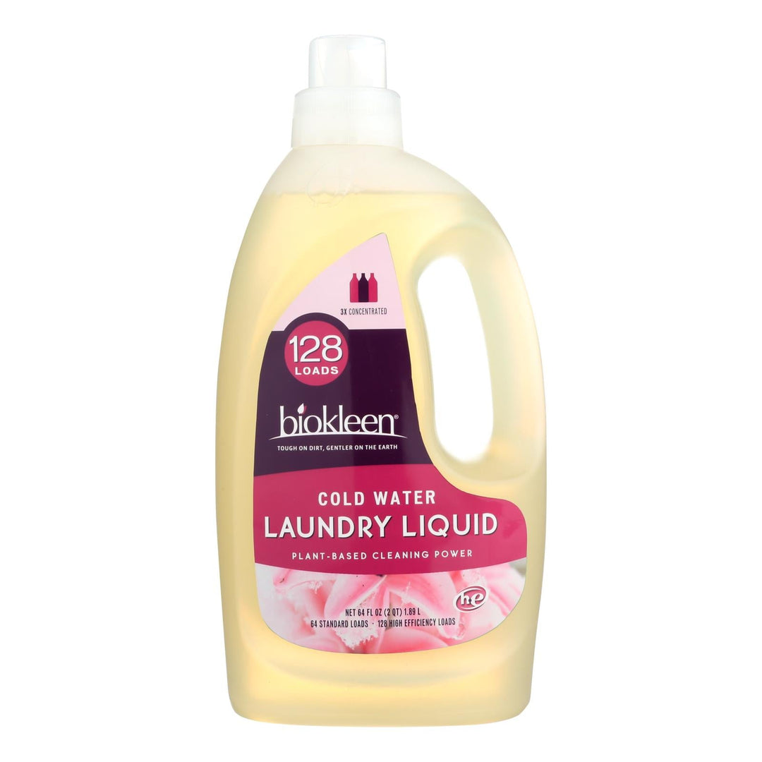 Biokleen Laundry Liquid - Cold Water Formula - 64 Oz - Maras Green