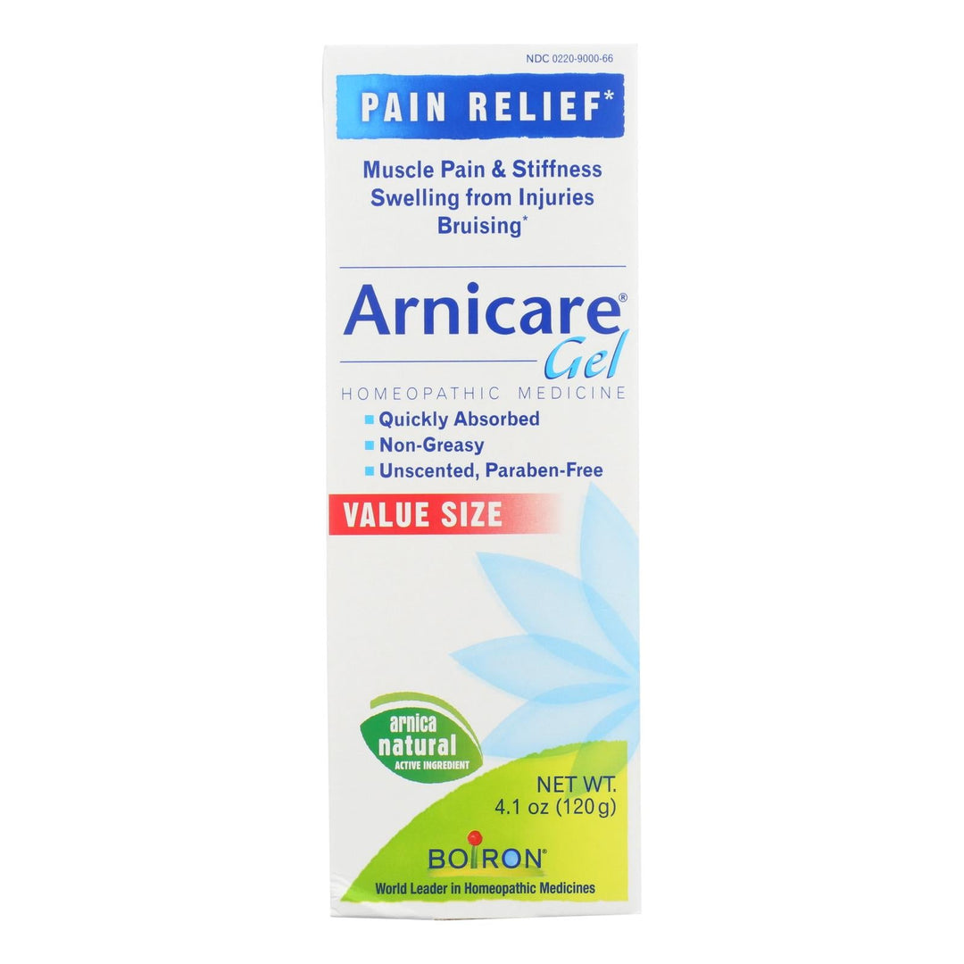 Boiron - Arnicare Gel - Value Size - 4.1 Oz - Maras Green