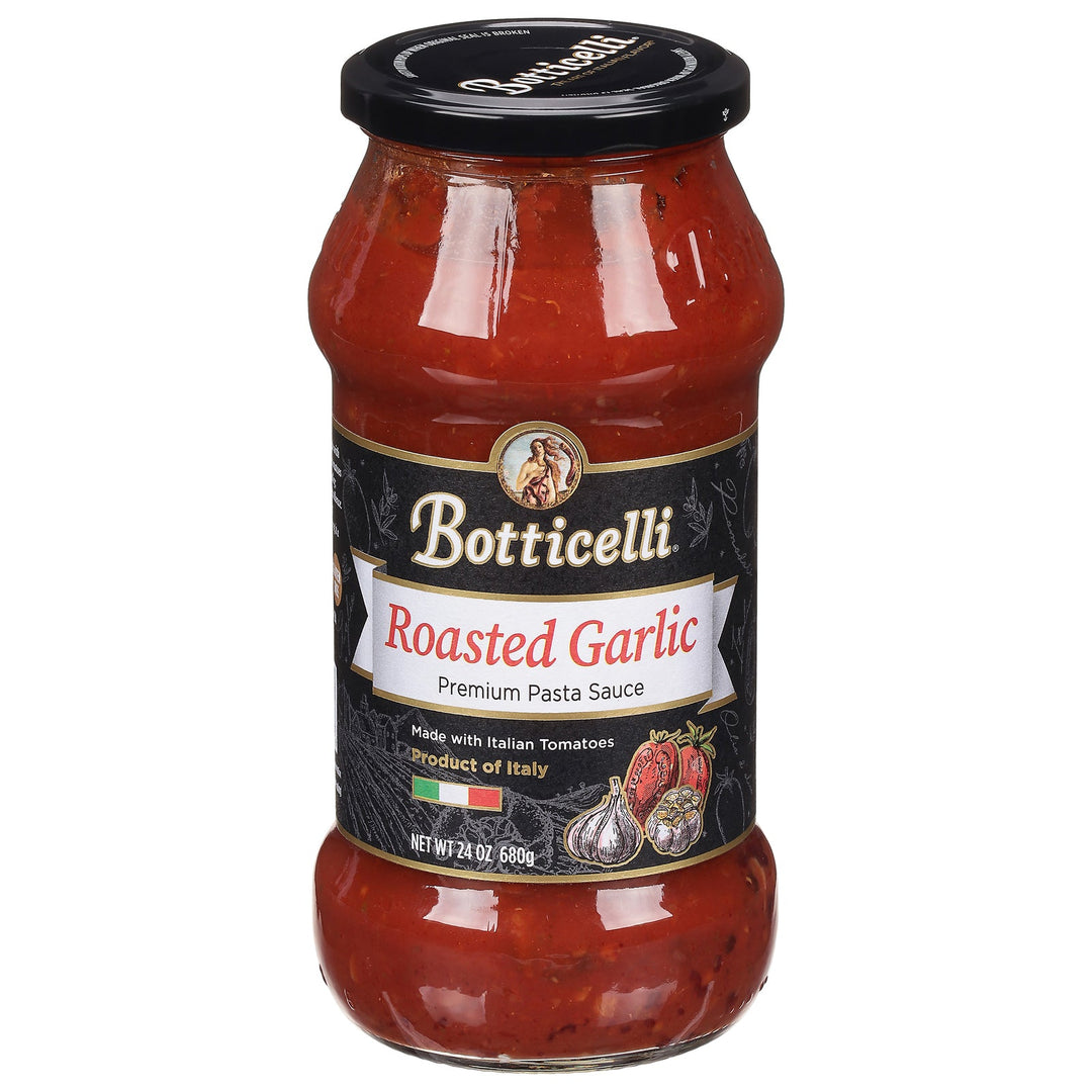 Botticelli - Sauce Roasted Garlic - Case Of 6 - 24 Oz - Maras Green