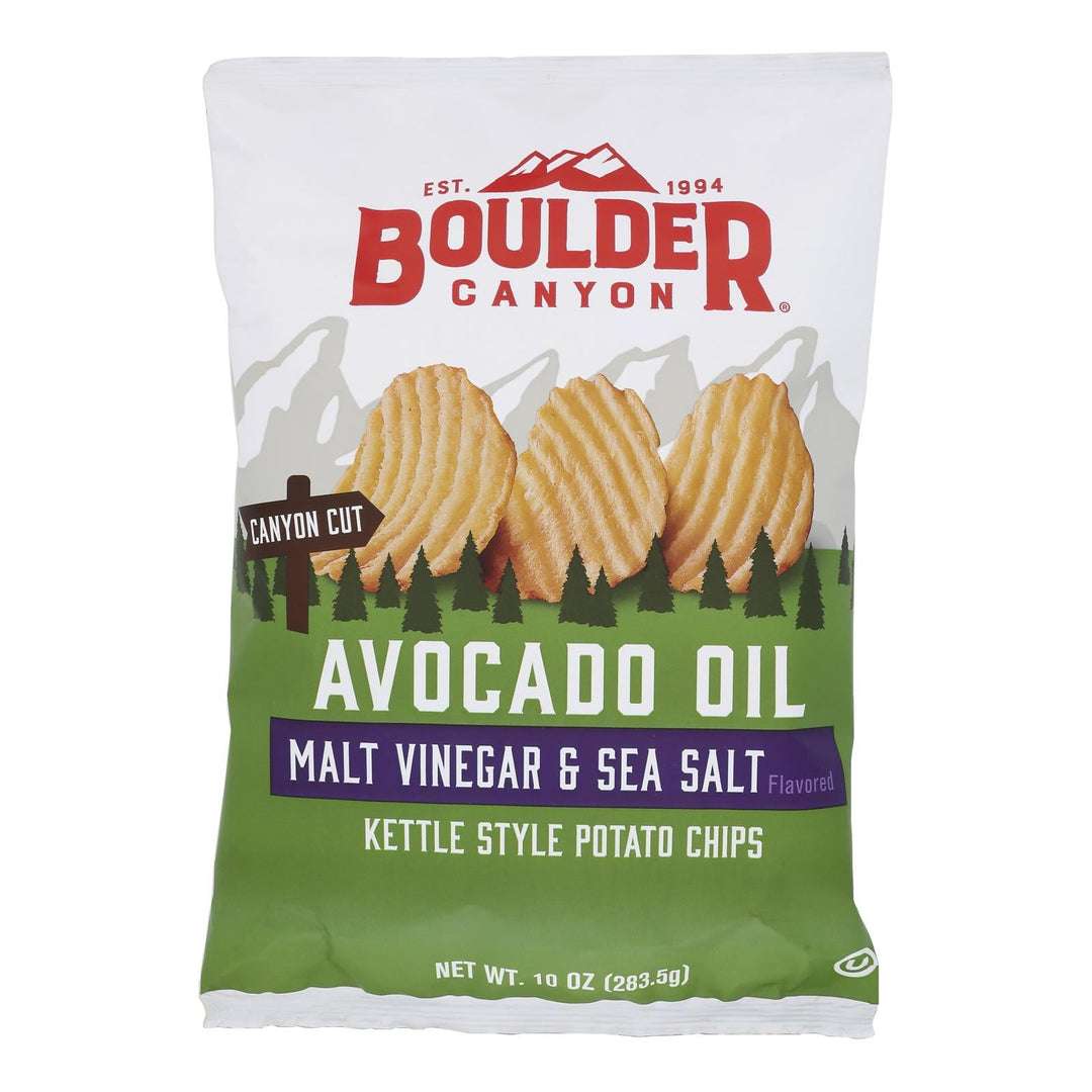 Boulder Canyon Natural Foods - Chips Ktl Cnct Avo Mltvin - Case Of 12 - 10.00 Oz - Maras Green