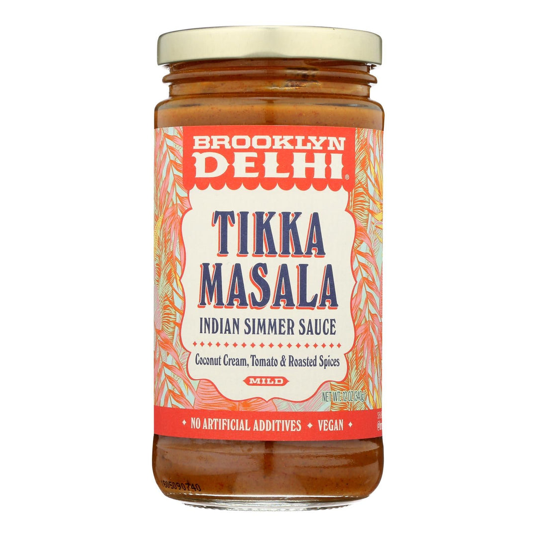 Brooklyn Delhi - Tikka Masala Simmer Sauce - Case Of 6 - 12 Oz - Maras Green