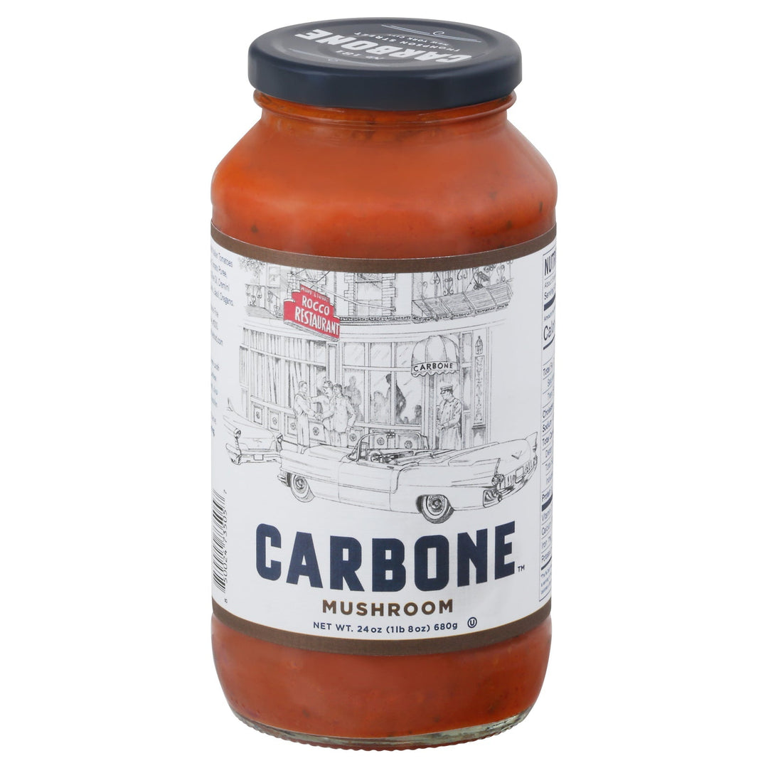 Carbone - Sauce Mushroom Marinara - Case Of 6 - 24 Oz - Maras Green