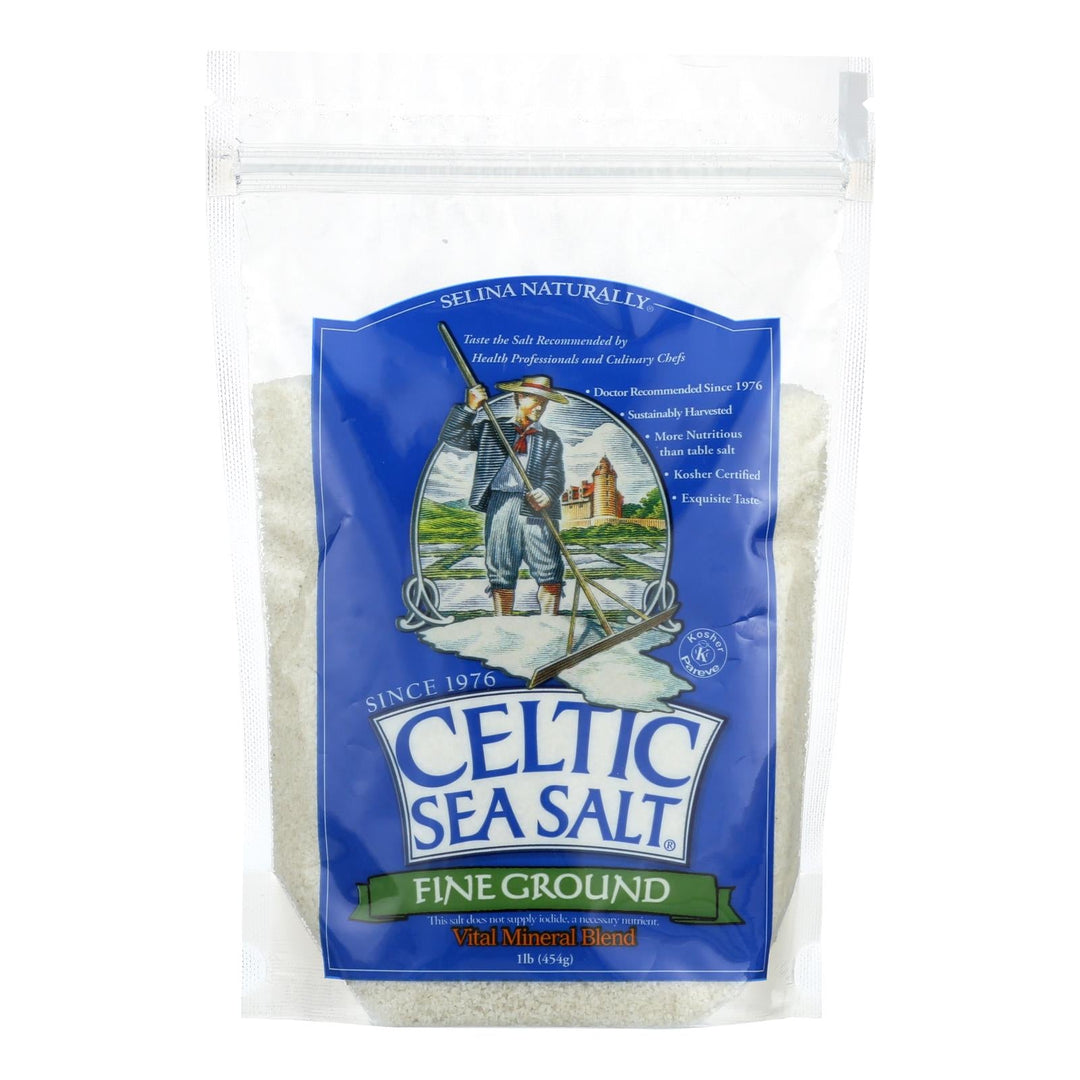 Celtic Sea Salt Fine Ground - Case Of 6 Lbs - Maras Green