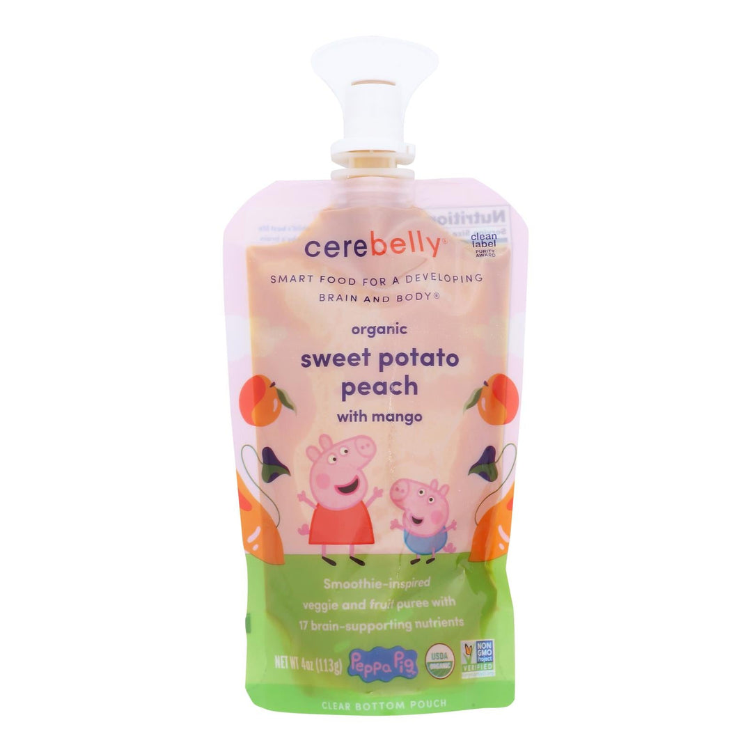 Cerebelly - Smthe Sweet Pot Peach Mgo - Case Of 6 - 4 Oz - Maras Green