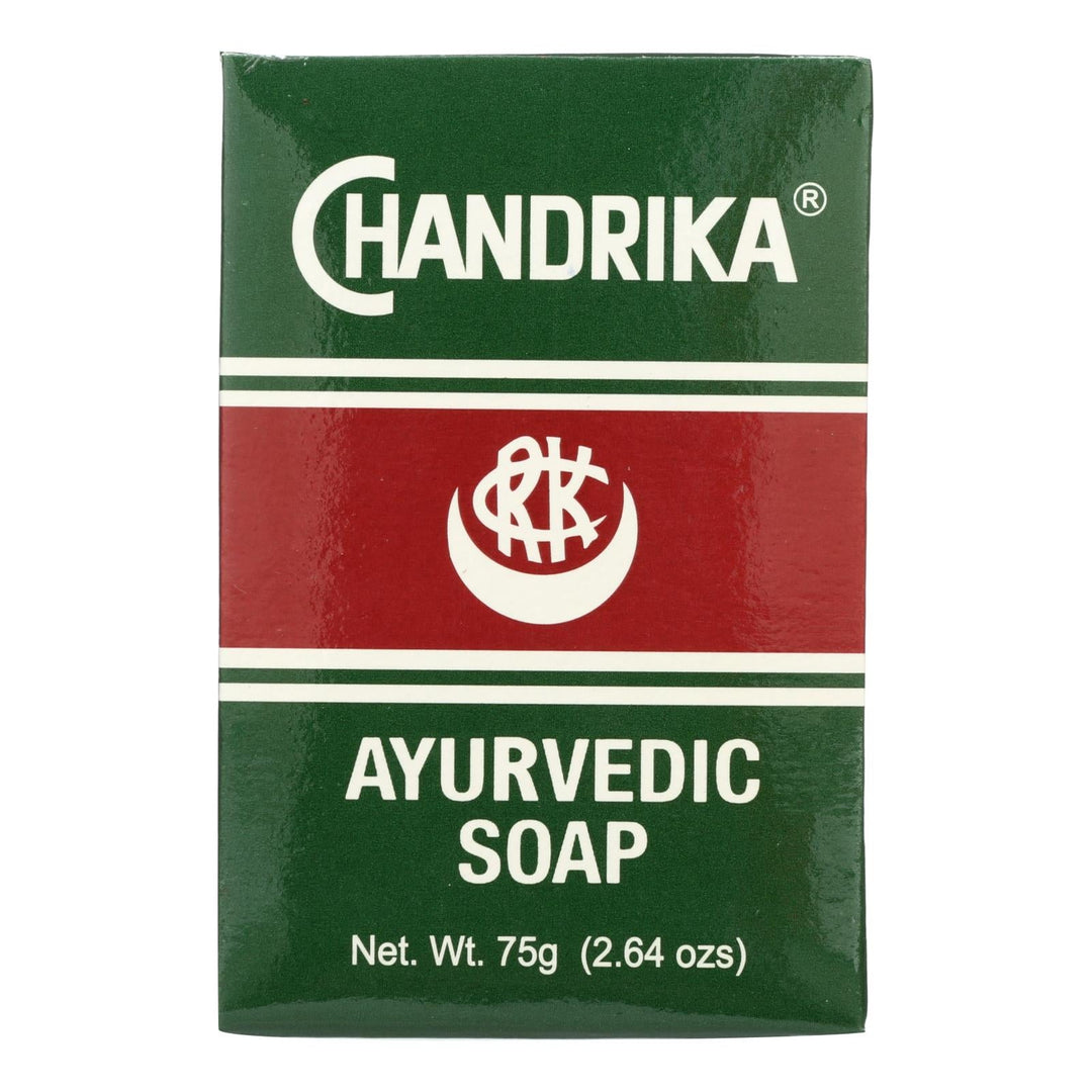 Chandrika Soap Ayurvedic Herbal And Vegetable Oil Soap - 2.64 Oz - Case Of 10 - Maras Green