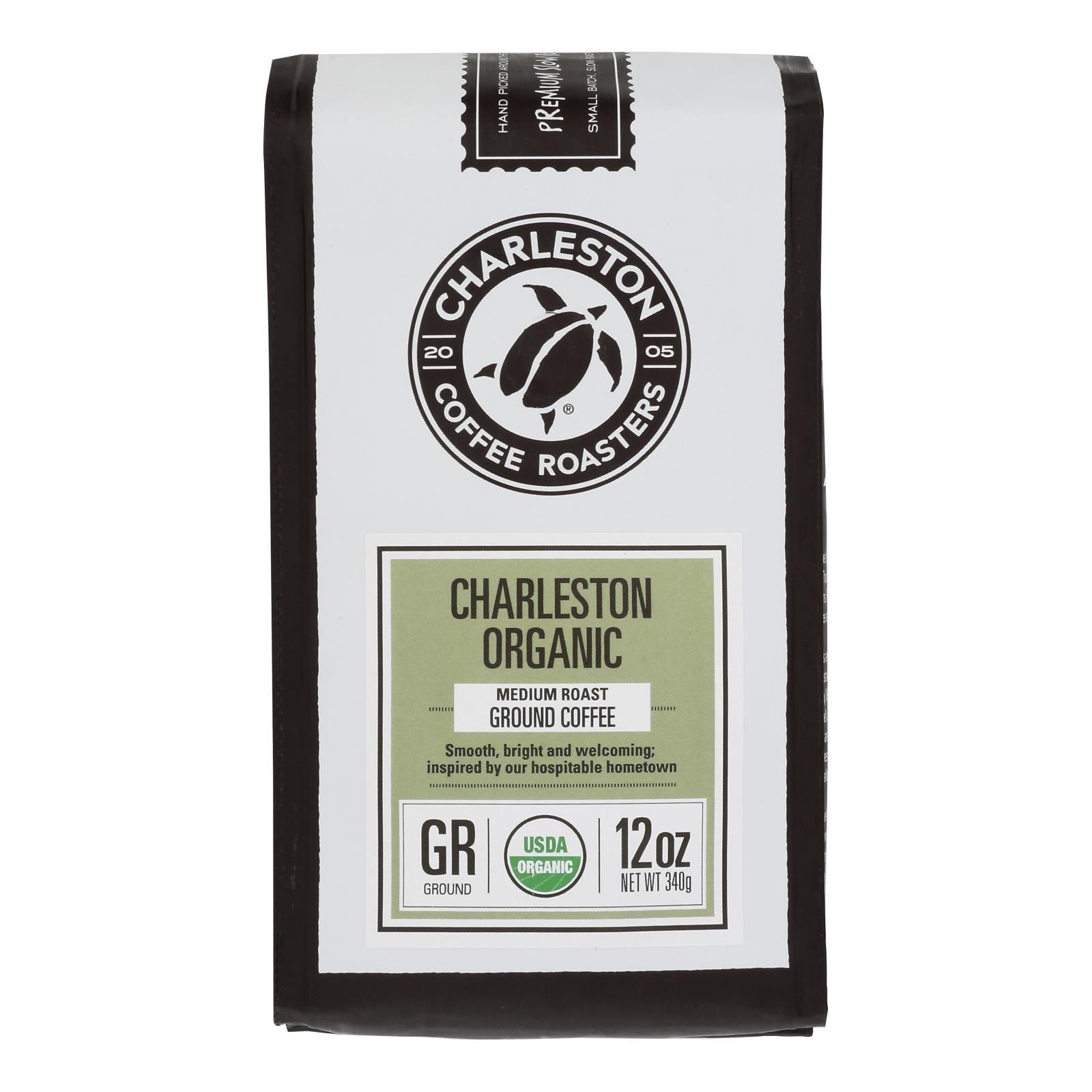 Charleston Coffee Roasters - Coffee Chrlstn Ground - Case Of 6 - 12 Oz - Maras Green