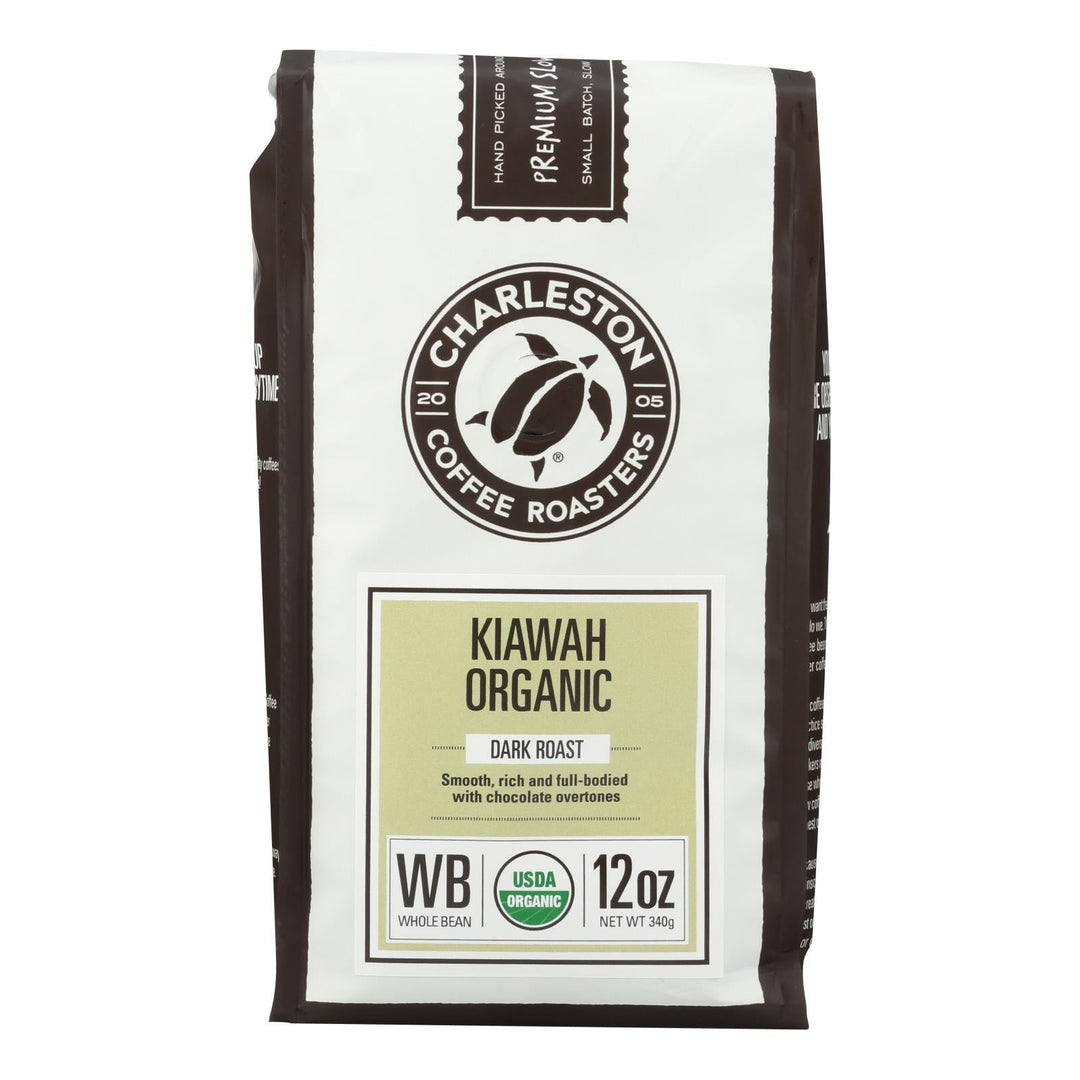 Charleston Coffee Roasters - Coffee Kiawah Whole Bean - Case Of 6 - 12 Oz - Maras Green