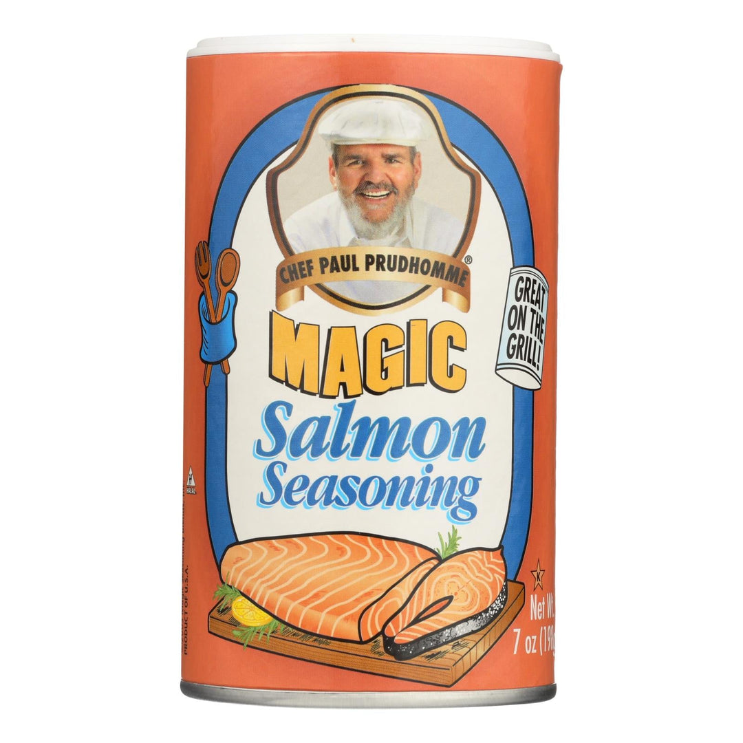 Chef Paul Prudhomme Magic Salmon Seasoning - Case Of 6 - 7 Oz - Maras Green