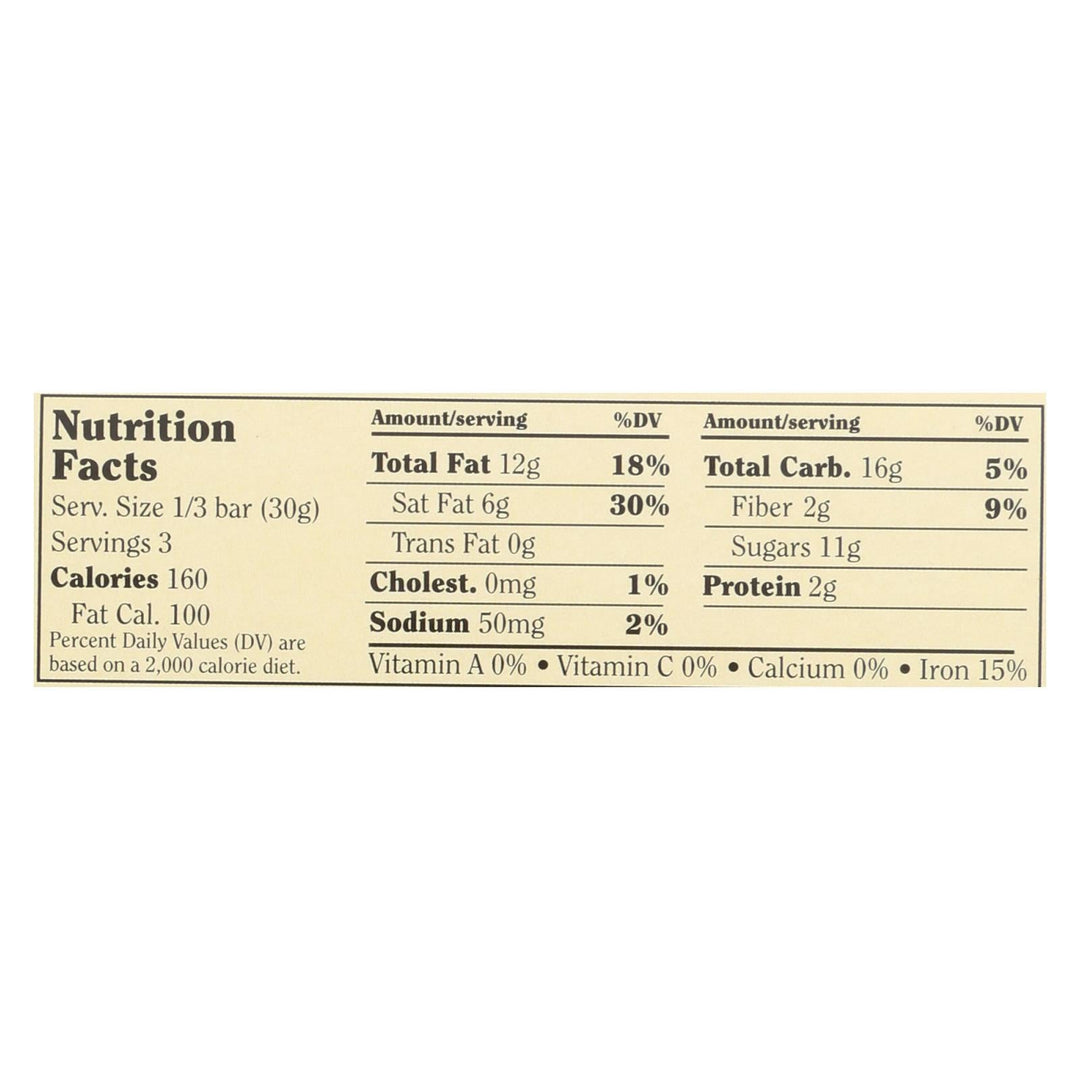 Chocolove Xoxox - Bar - Almond - Toffe - Sea Salt - Dark Chocolate - Case Of 12 - 3.2 Oz - Maras Green