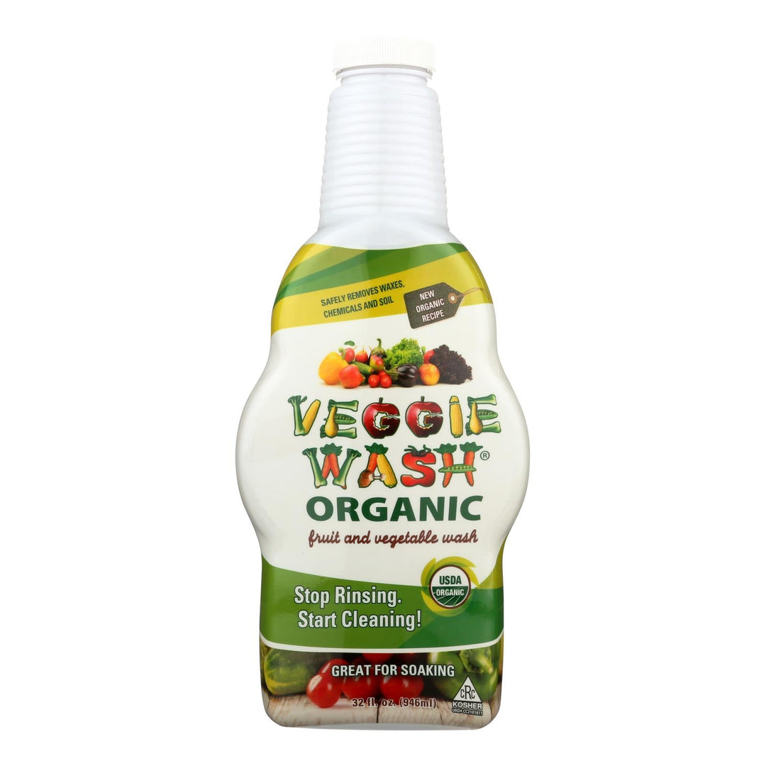 Citrus Magic Veggie Wash - Organic - Soaking Size Bottle - 32 Oz - Maras Green