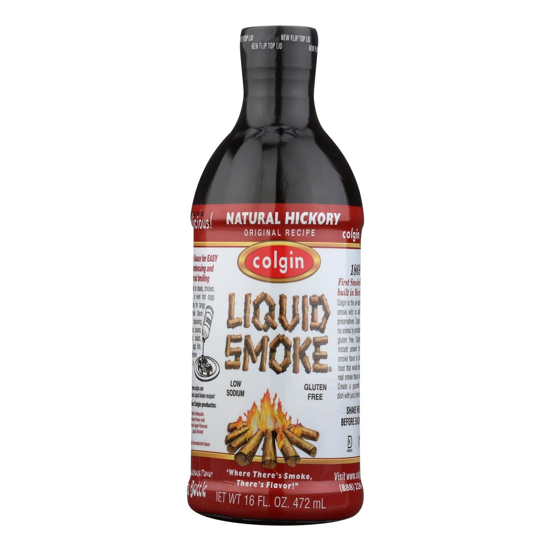 Colgin Liquid Smoke - Hickory - Case Of 6 - 16 Fl Oz - Maras Green