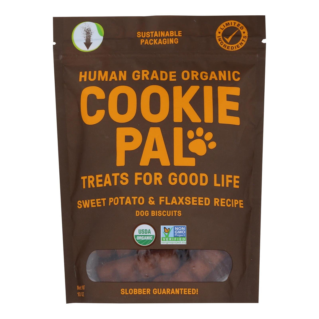 Cookie Pal - Dog Treat Sweet Pt Flxs - Case Of 4 - 10 Oz - Maras Green