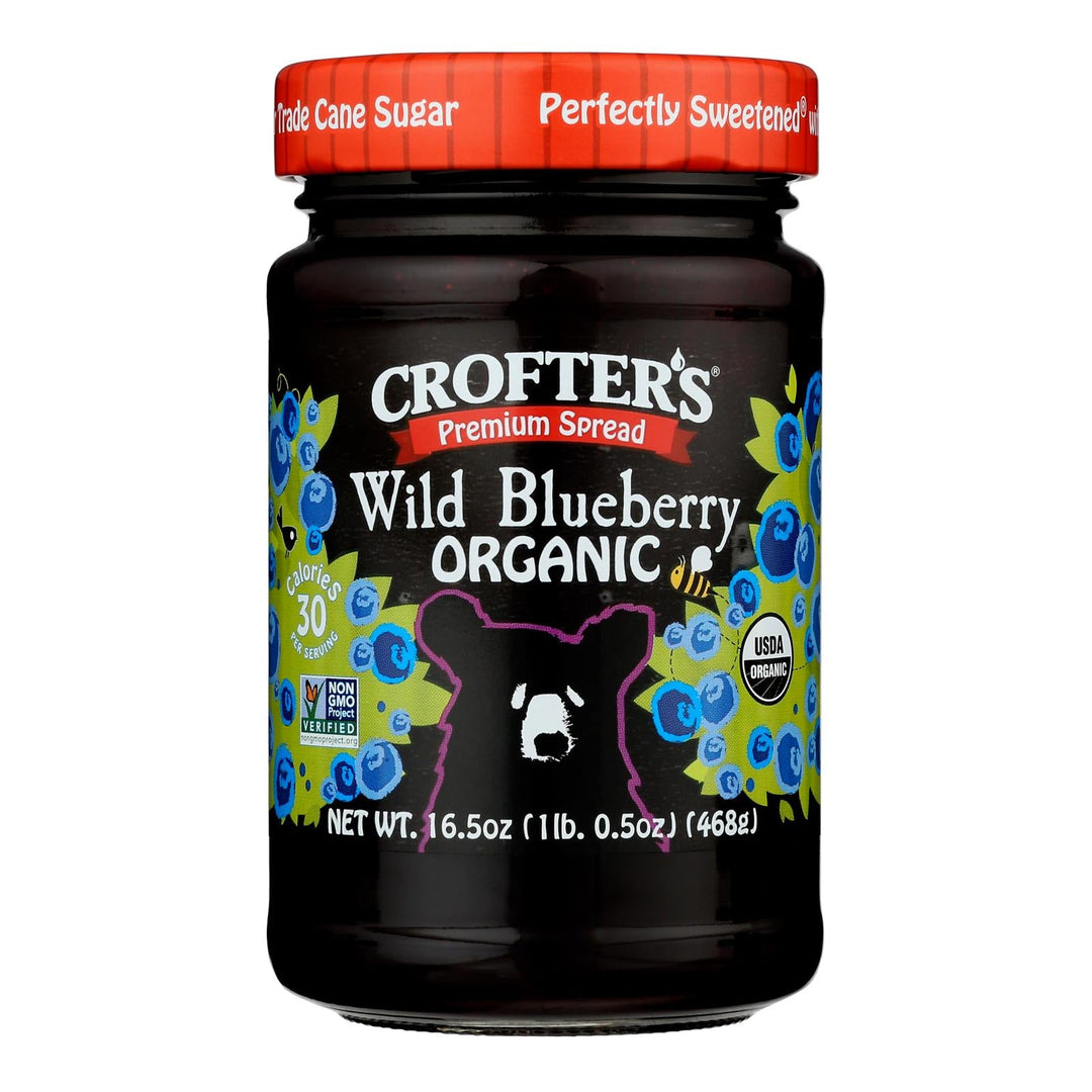 Crofters - Prem Sprd Wld Blueberry - Case Of 6 - 16.5 Oz - Maras Green