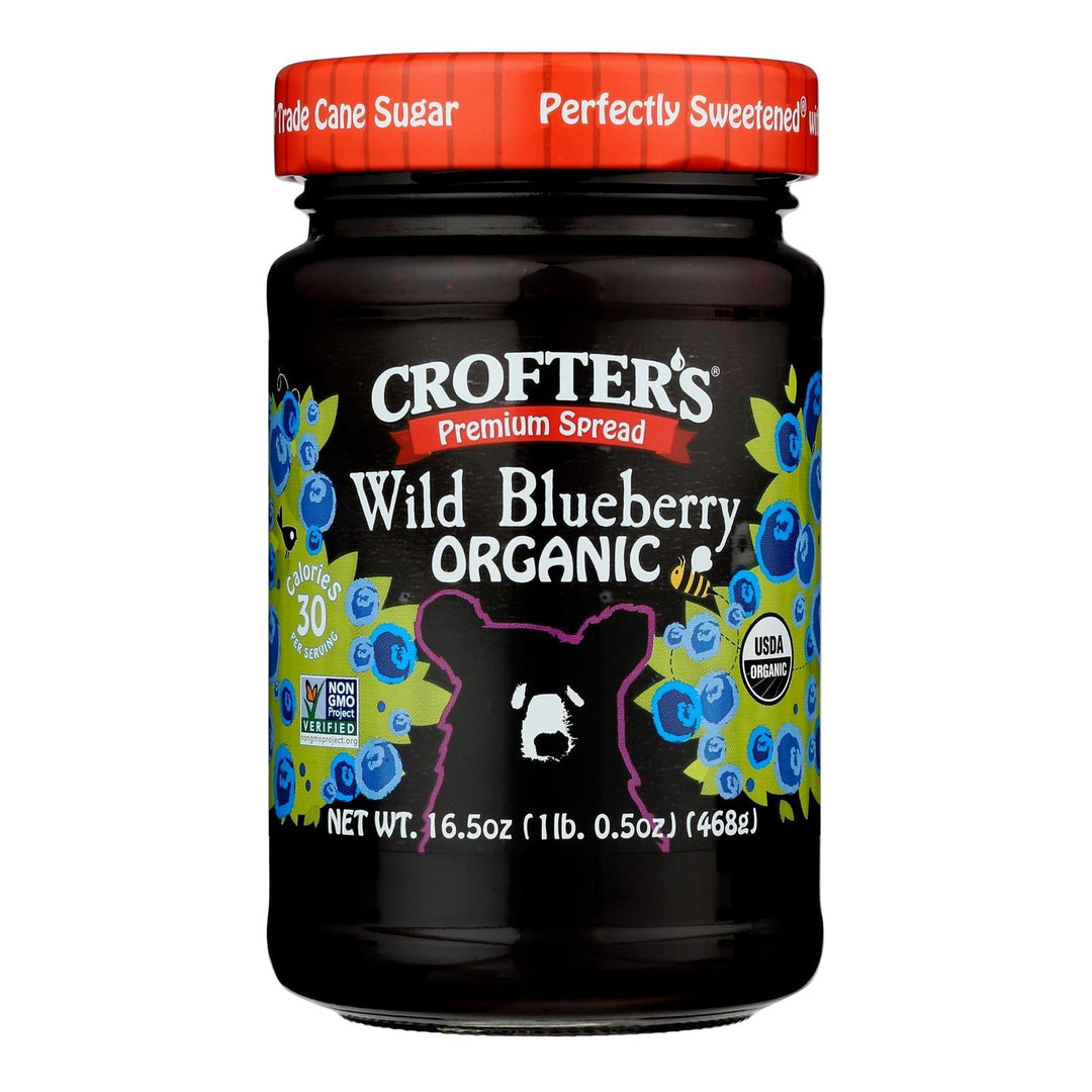 Crofters - Prem Sprd Wld Blueberry - Case Of 6 - 16.5 Oz - Maras Green