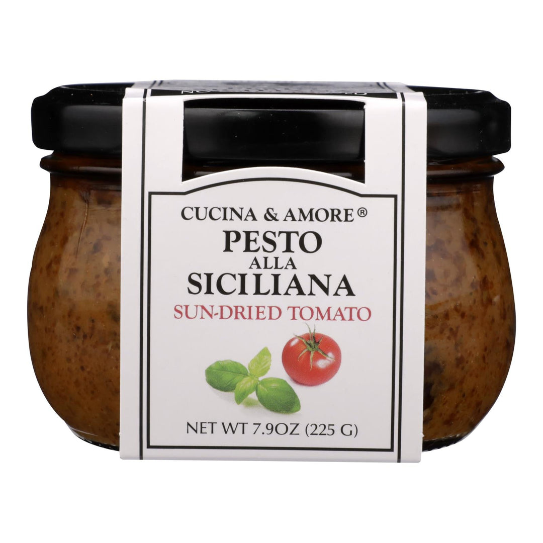 Cucina & Amore - C Amore Sndrd Tom Pesto - Case Of 6 - 7.9 Oz - Maras Green