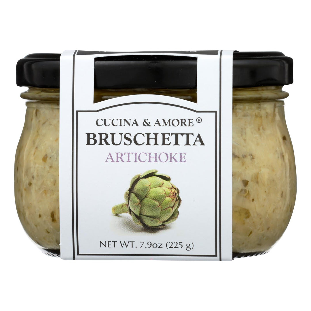 Cucina And Amore - Bruschetta - Artichoke - 7.9 Oz - Case Of 6 - Maras Green