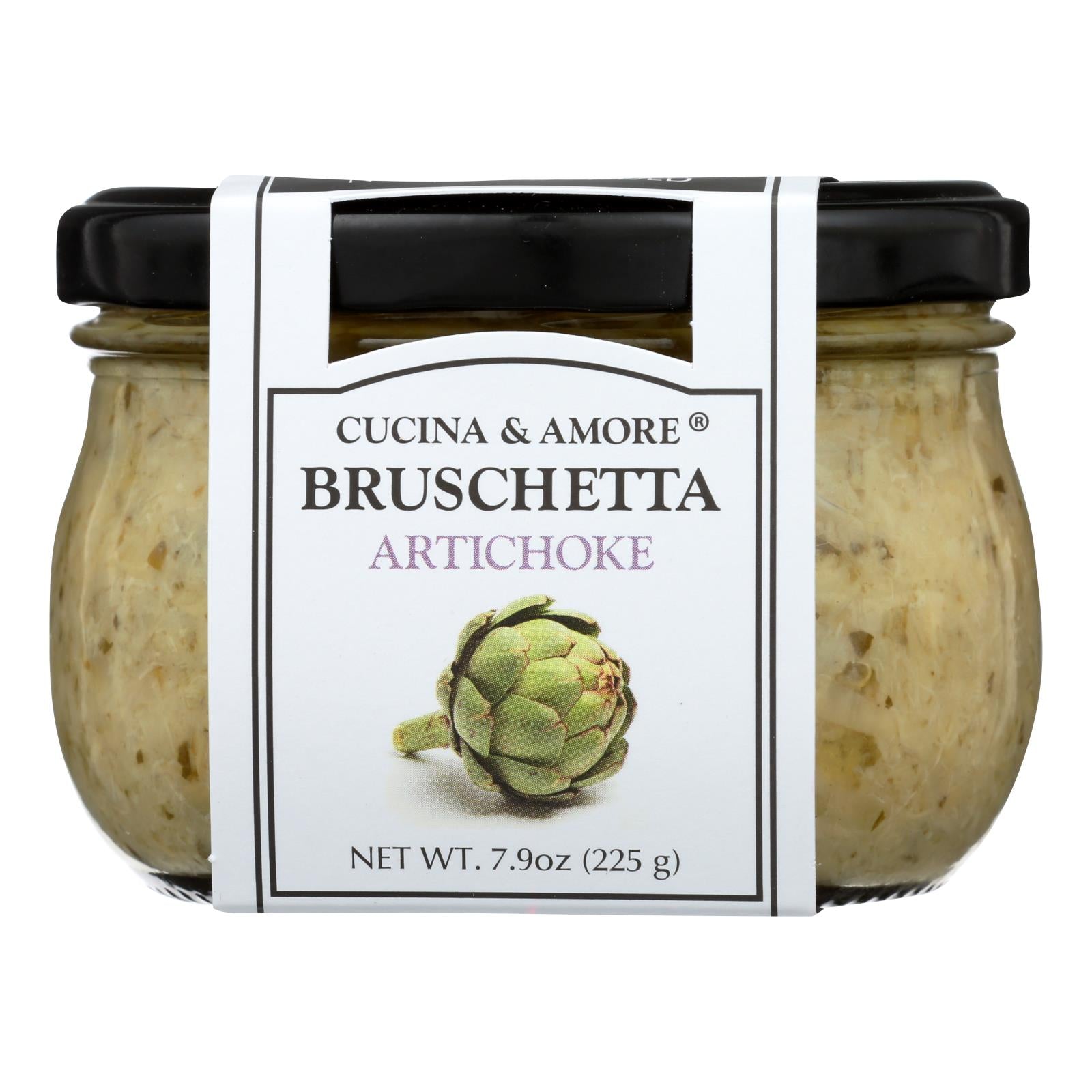 Cucina And Amore - Bruschetta - Artichoke - 7.9 Oz - Case Of 6 - Maras Green