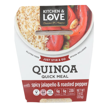 Cucina And Amore - Quinoa Meals - Spicy Jalapeno And Roasted Peppers - Case Of 6 - 7.9 Oz. - Maras Green
