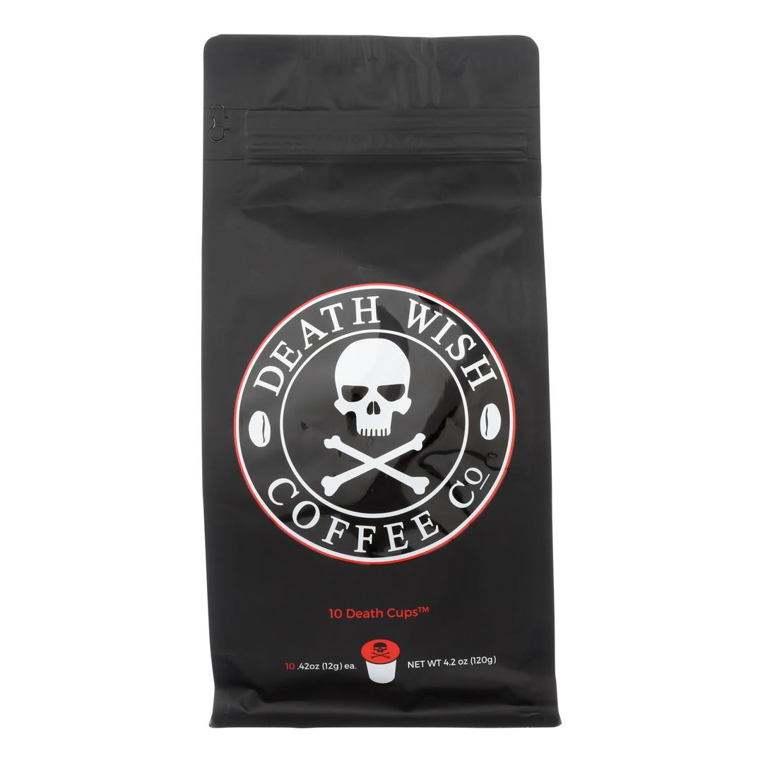 Death Wish Coffee - Coffee Single Serve Cup - Case Of 6 - 10 Ct - Maras Green