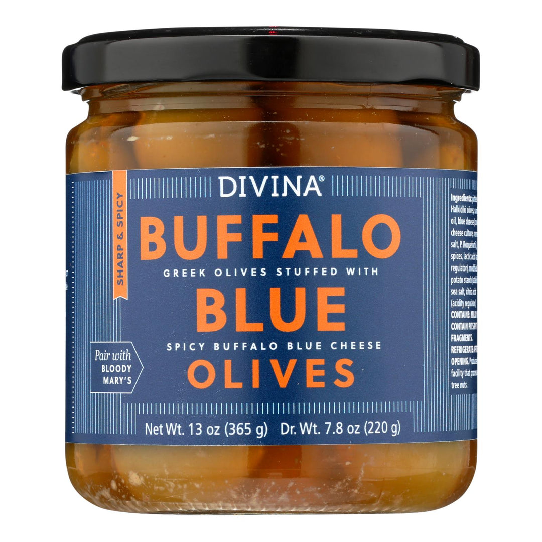 Divina - Olives Blue Buffalo - Case Of 6 - 7.8 Oz - Maras Green