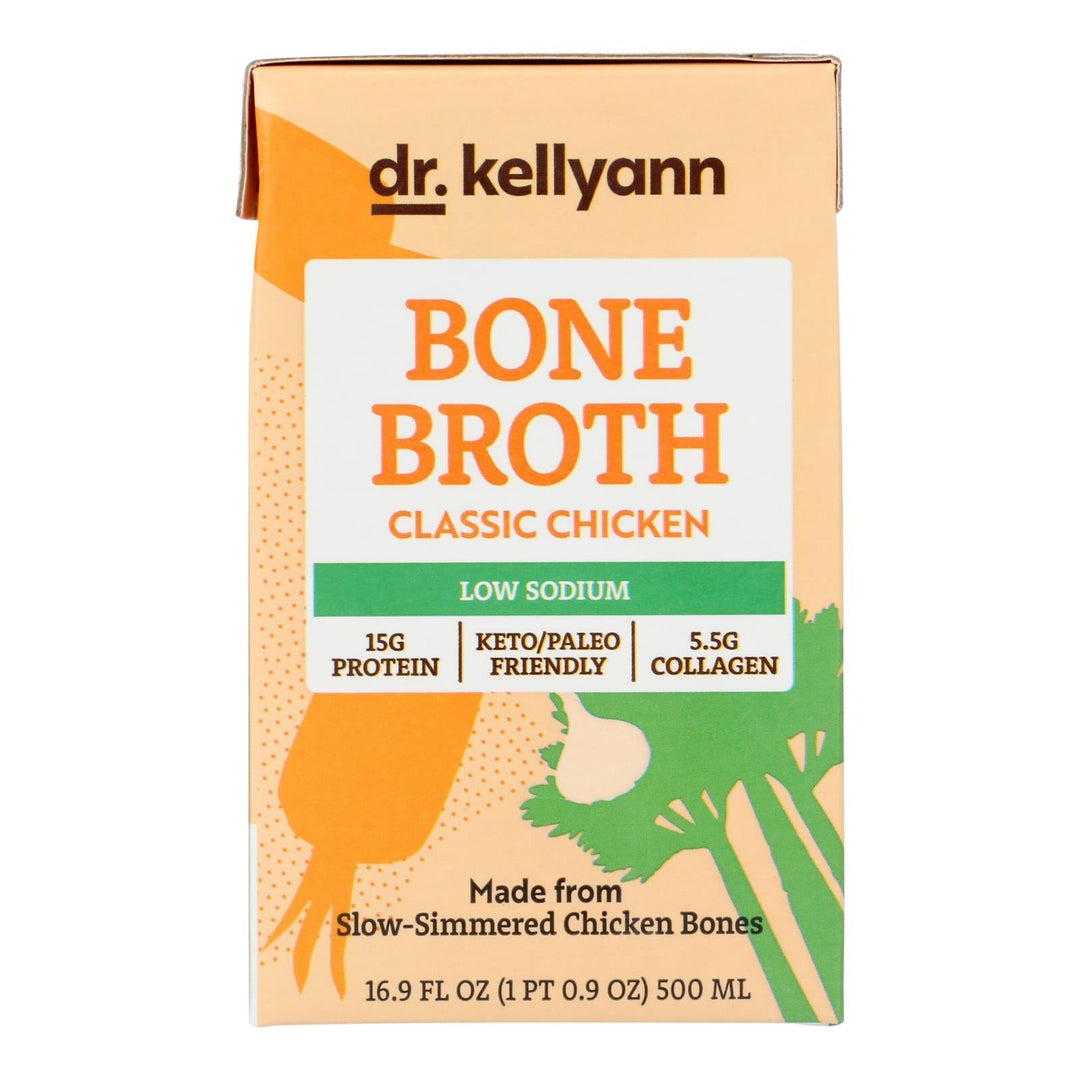Dr. Kellyann - Bone Broth Ls Chicken - Case Of 6 - 16.9 Fz - Maras Green