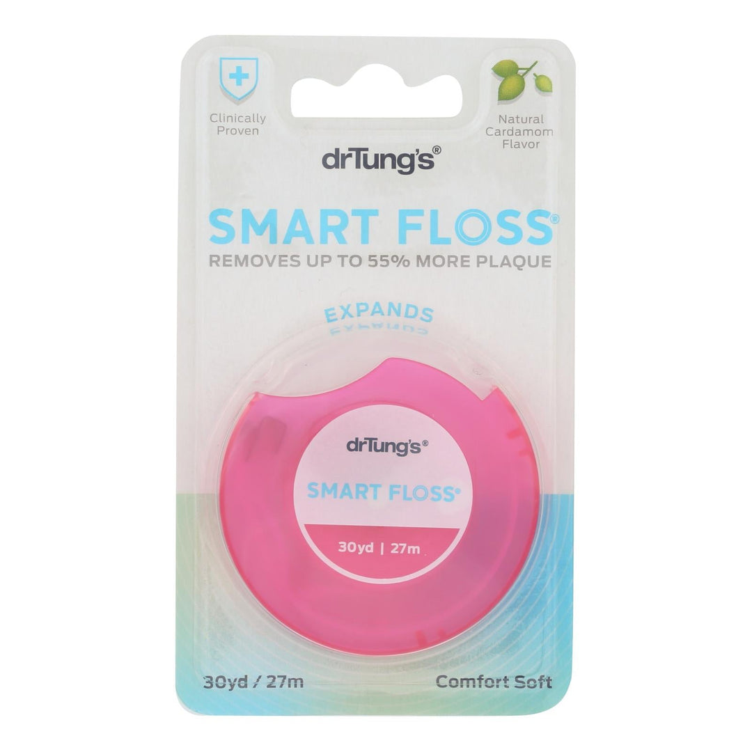 Dr. Tungs Smart Floss - 30 Yards - Case Of 6 - Maras Green