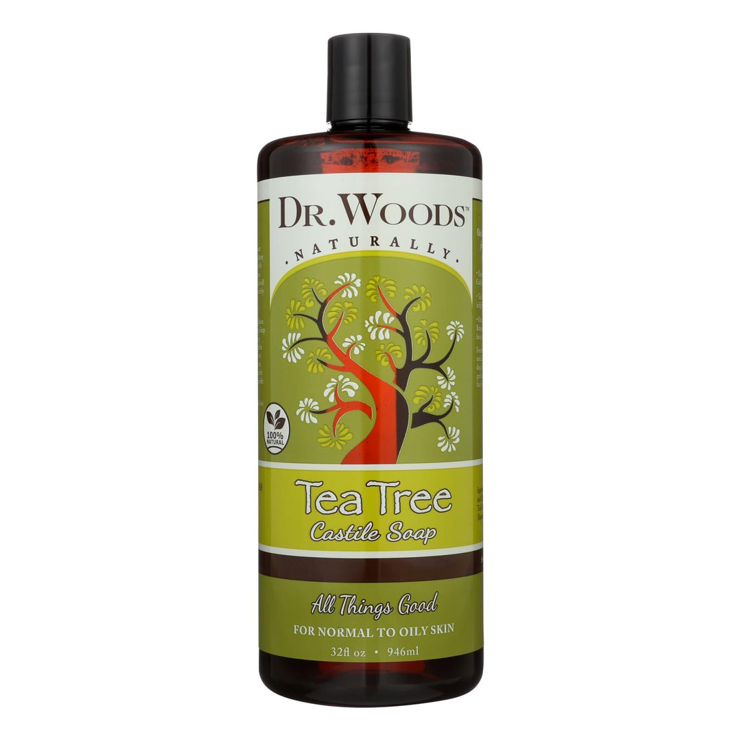 Dr. Woods Pure Castile Soap Tea Tree - 32 Fl Oz - Maras Green
