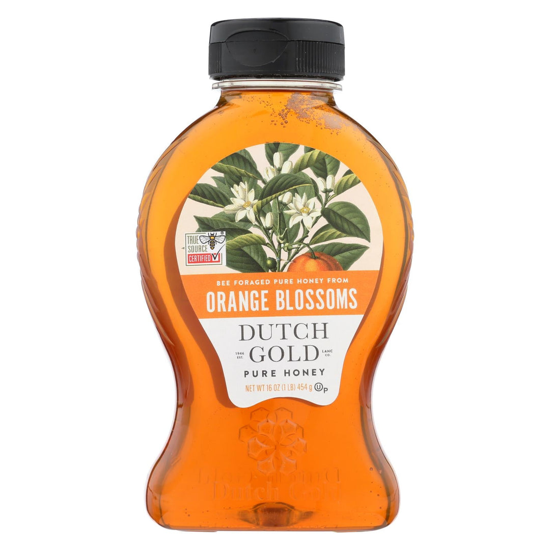 Dutch Gold Honey Orange Blossom Honey - Case Of 6 - 16 Oz. - Maras Green