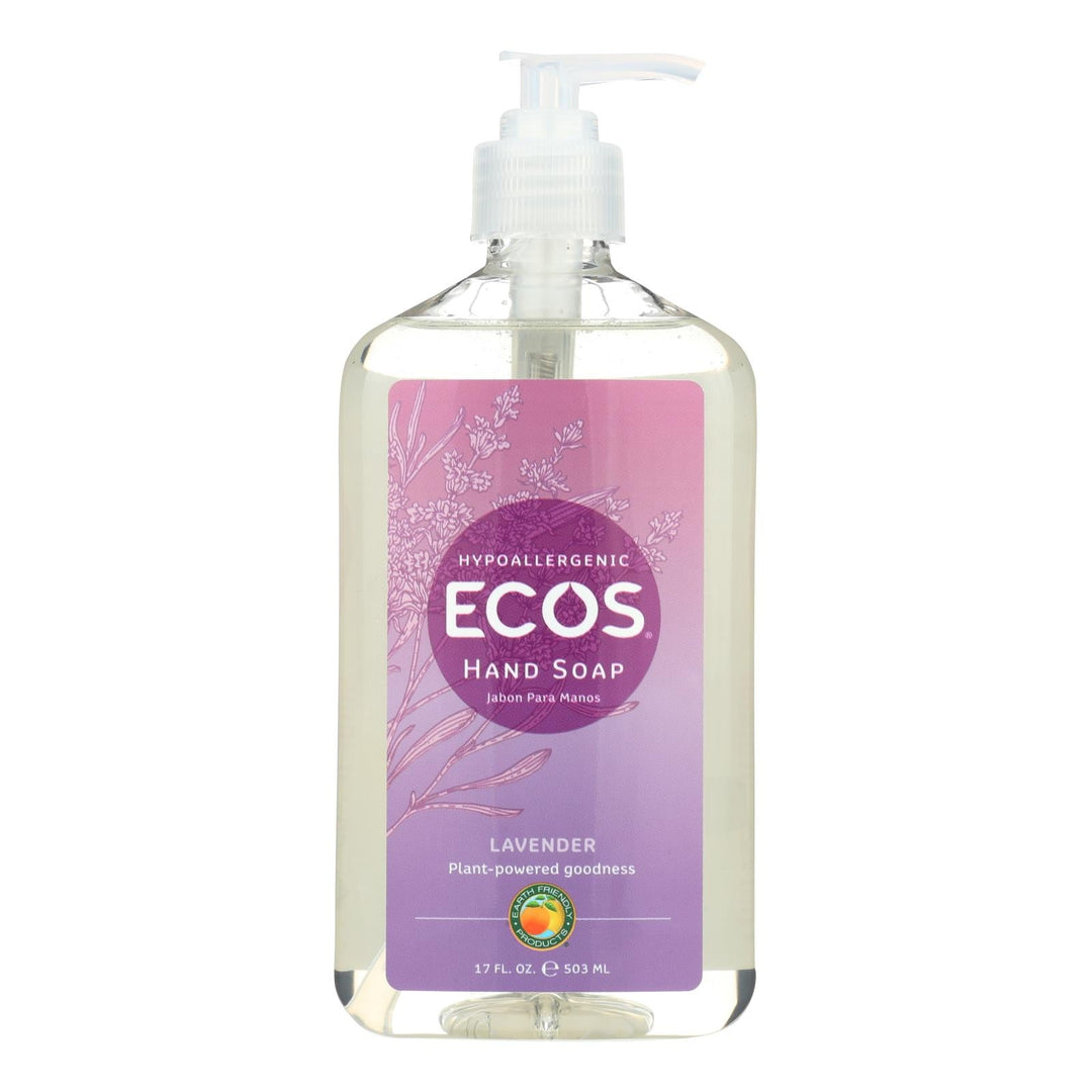 Earth Friendly Hand Soap - Lavender - Case Of 6 - 17 Fl Oz. - Maras Green