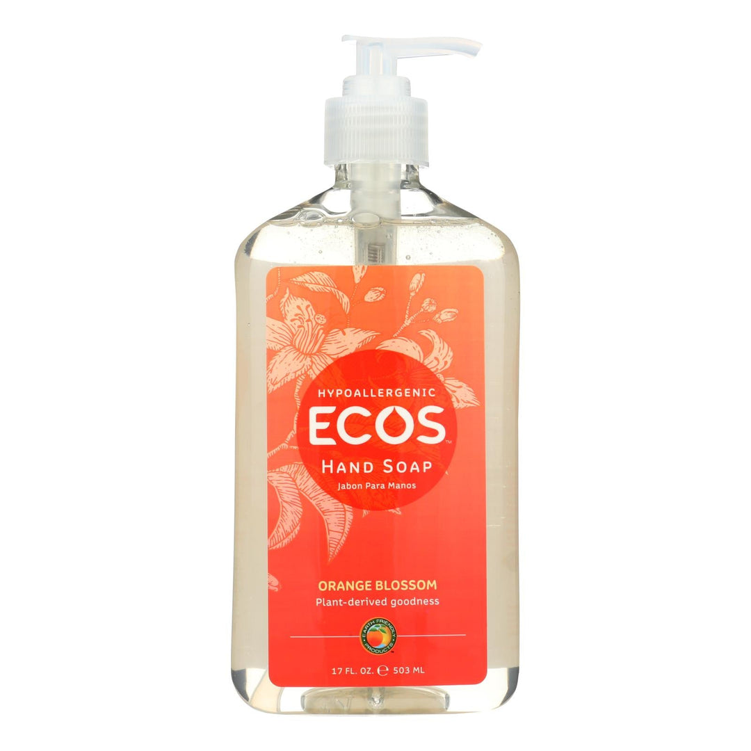 Earth Friendly Hand Soap - Orange Blossom - Case Of 6 - 17 Fl Oz - Maras Green