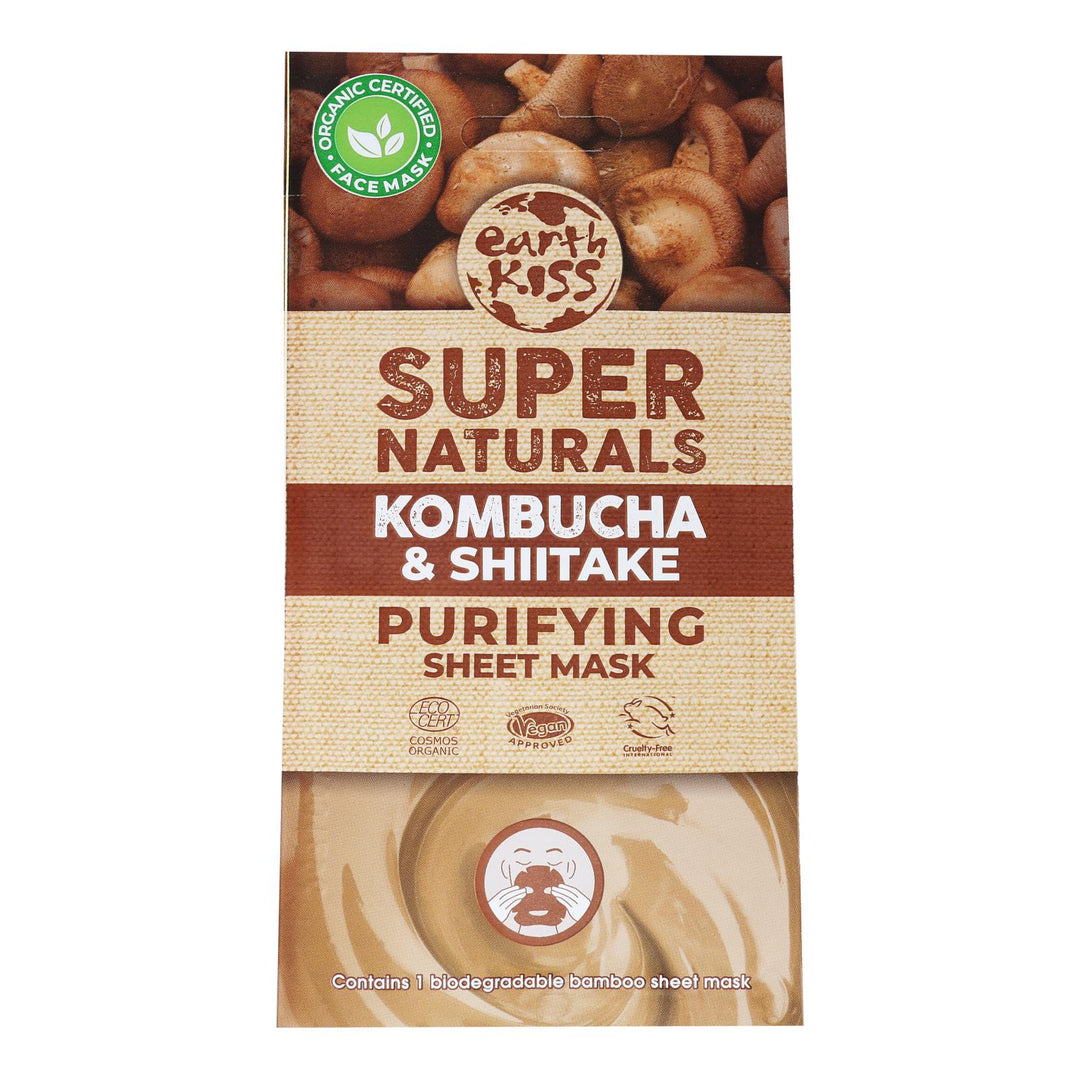 Earth Kiss - Sheet Msk Shtk Prfyng - Case Of 12 - 1 Count - Maras Green