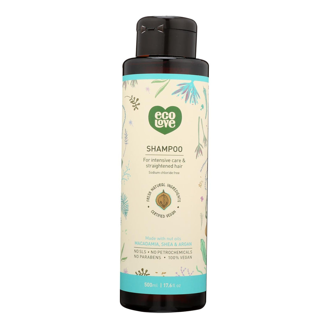 Ecolove - Shampoo Nut Int Cr Srt Hair - 1 Each - 17.6 Oz - Maras Green