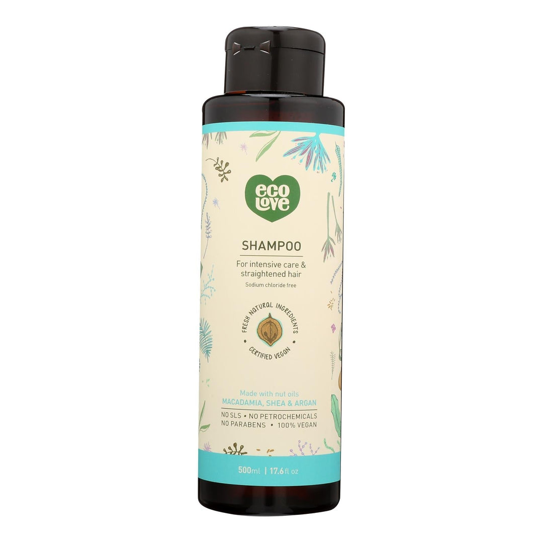 Ecolove - Shampoo Nut Int Cr Srt Hair - 1 Each - 17.6 Oz - Maras Green