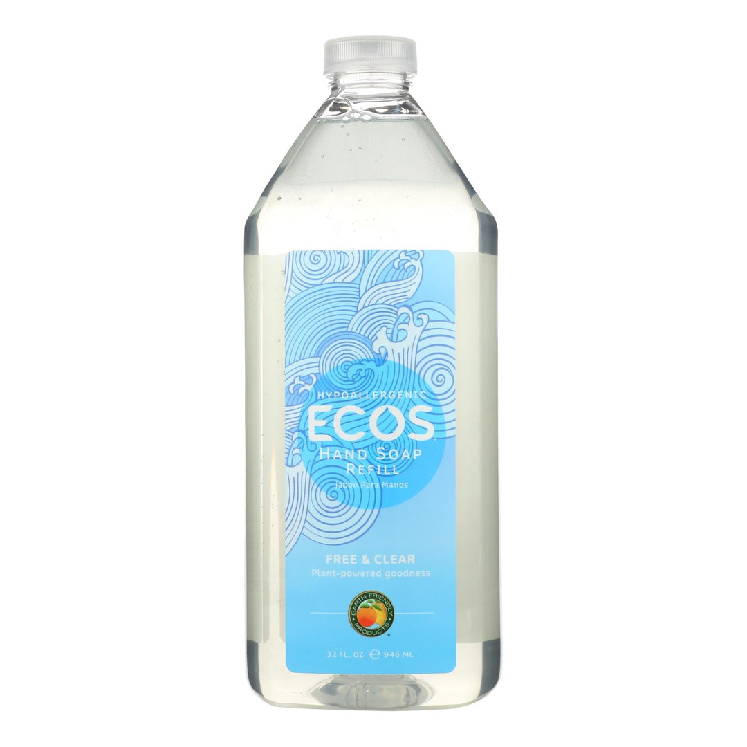 Ecos Hand Soap - Free And Clear - Case Of 6 - 32 Fl Oz. - Maras Green