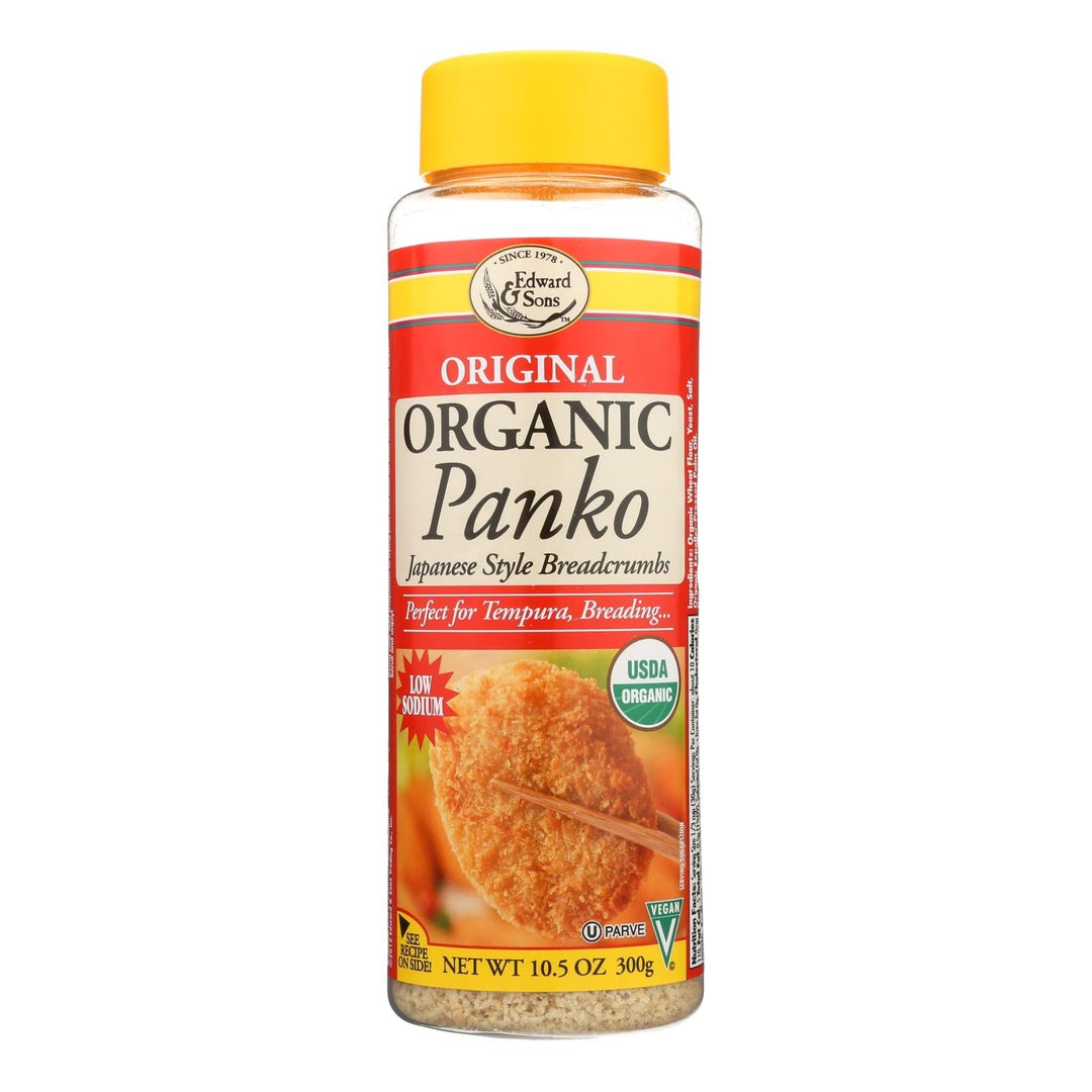Edward And Sons Organic Panko Breadcrumbs - Case Of 6 - 10.5 Oz. - Maras Green