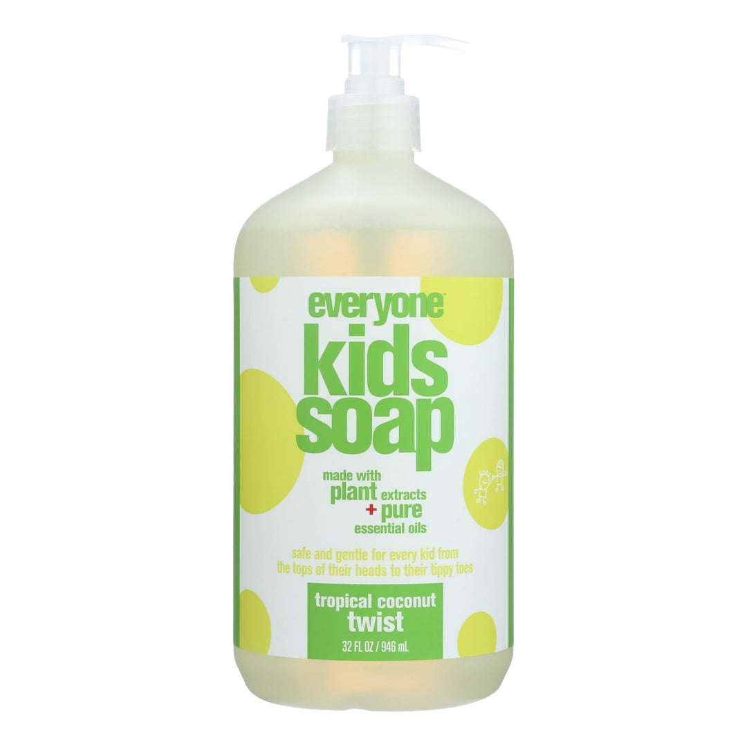 Eo Products - Everyone Soap For Kids - Tropical Coconut Twist - 32 Oz - Maras Green
