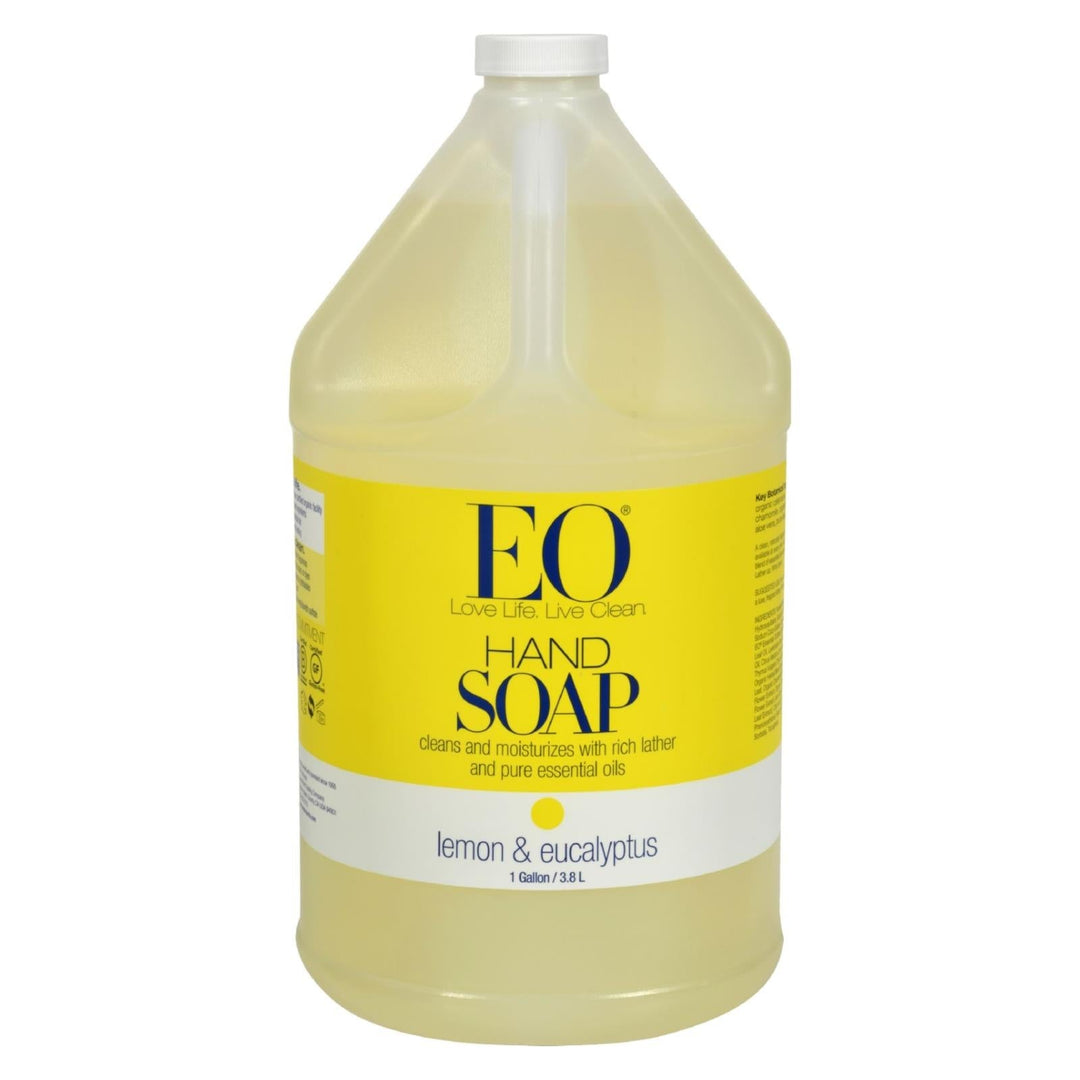 Eo Products - Liquid Hand Soap Lemon And Eucalyptus - 1 Gallon - Maras Green