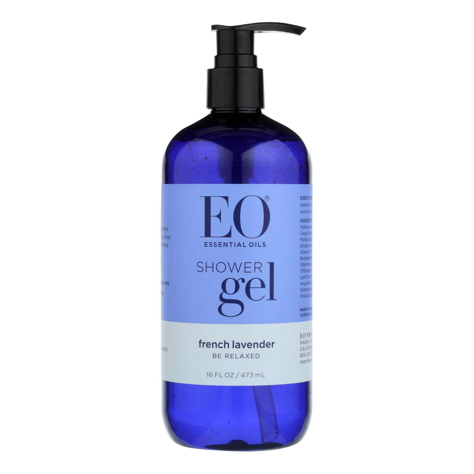Eo Products - Shower Gel Soothing French Lavender - 16 Fl Oz - Maras Green