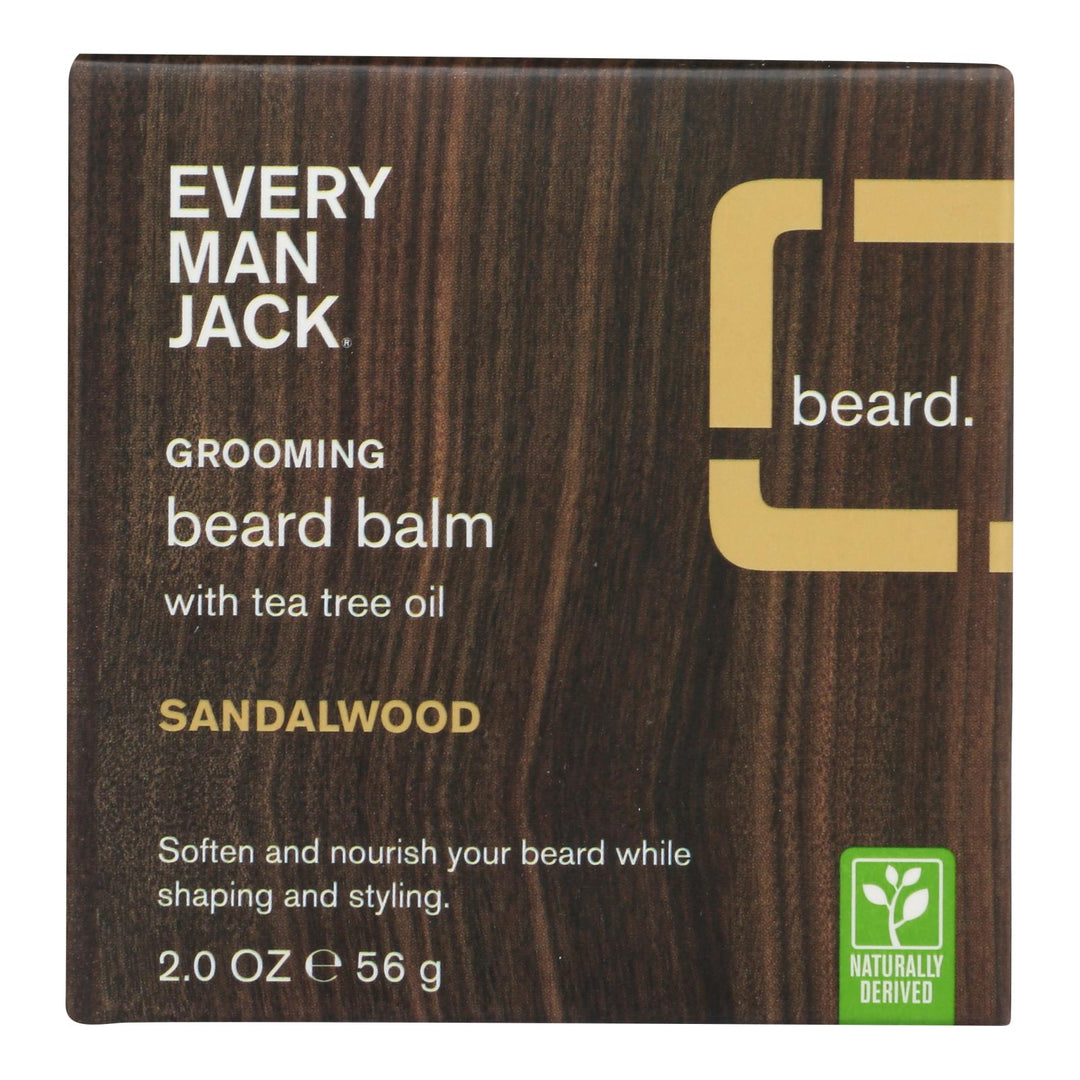 Every Man Jack - Beard Balm Sandalwood - 1 Each - 2 Oz - Maras Green