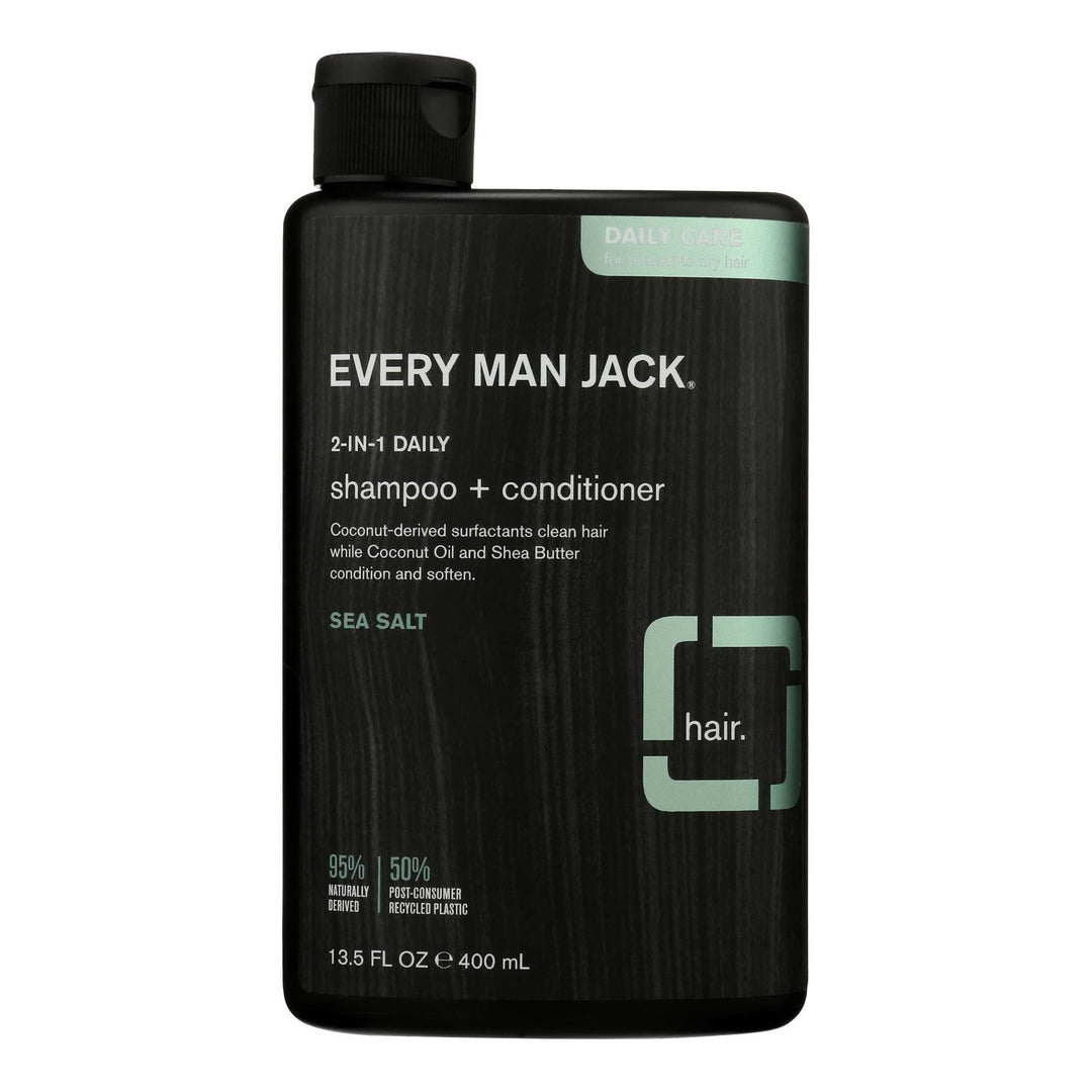 Every Man Jack - Shamp&cond 2 - in - 1 Sea Salt - 1 Each - 13.5 Fz - Maras Green