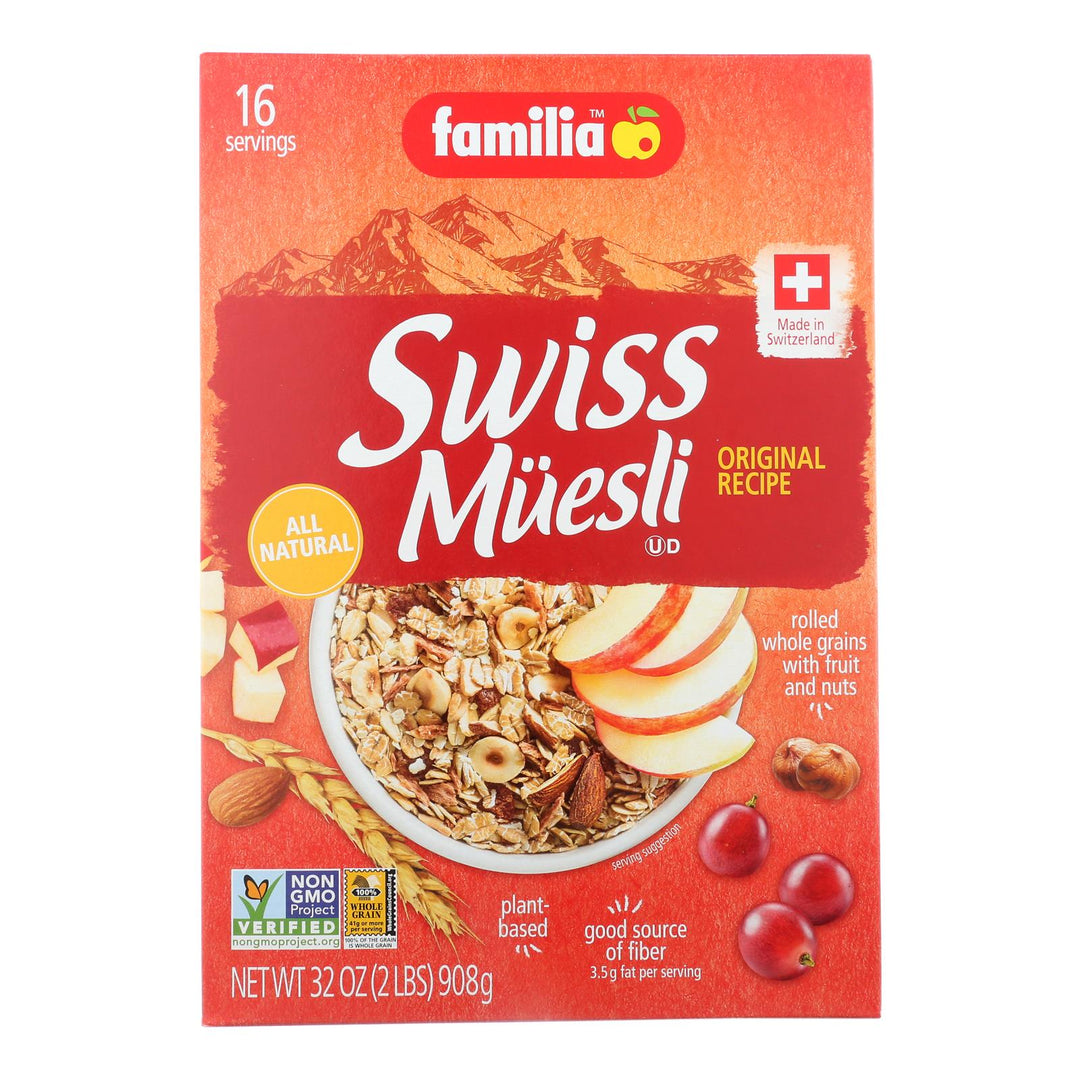 Familia - Muesli Swiss Original - Case Of 6 - 29 Oz - Maras Green