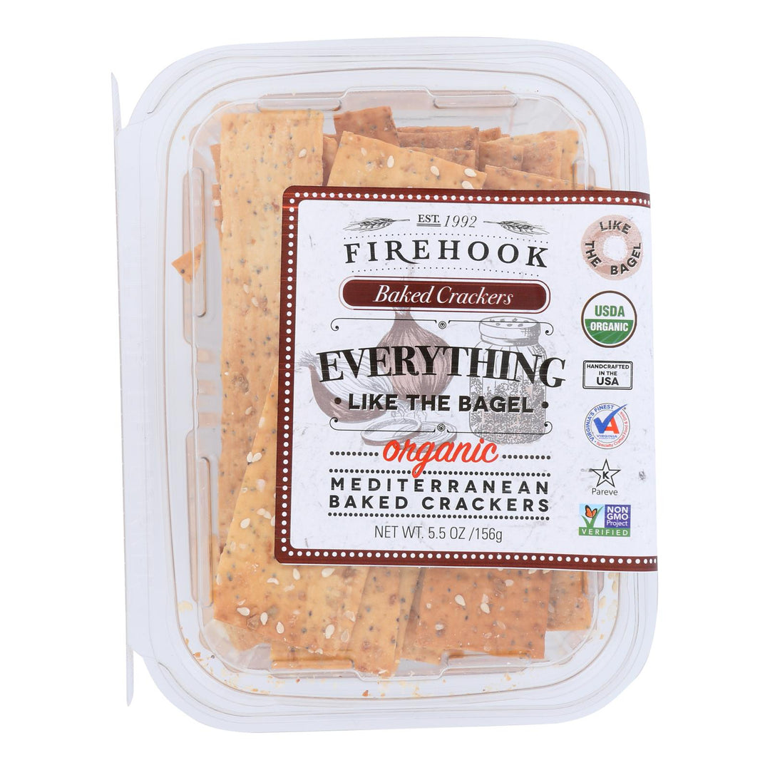 Firehook - Crackers Everything - Case Of 8 - 5.5 Oz - Maras Green