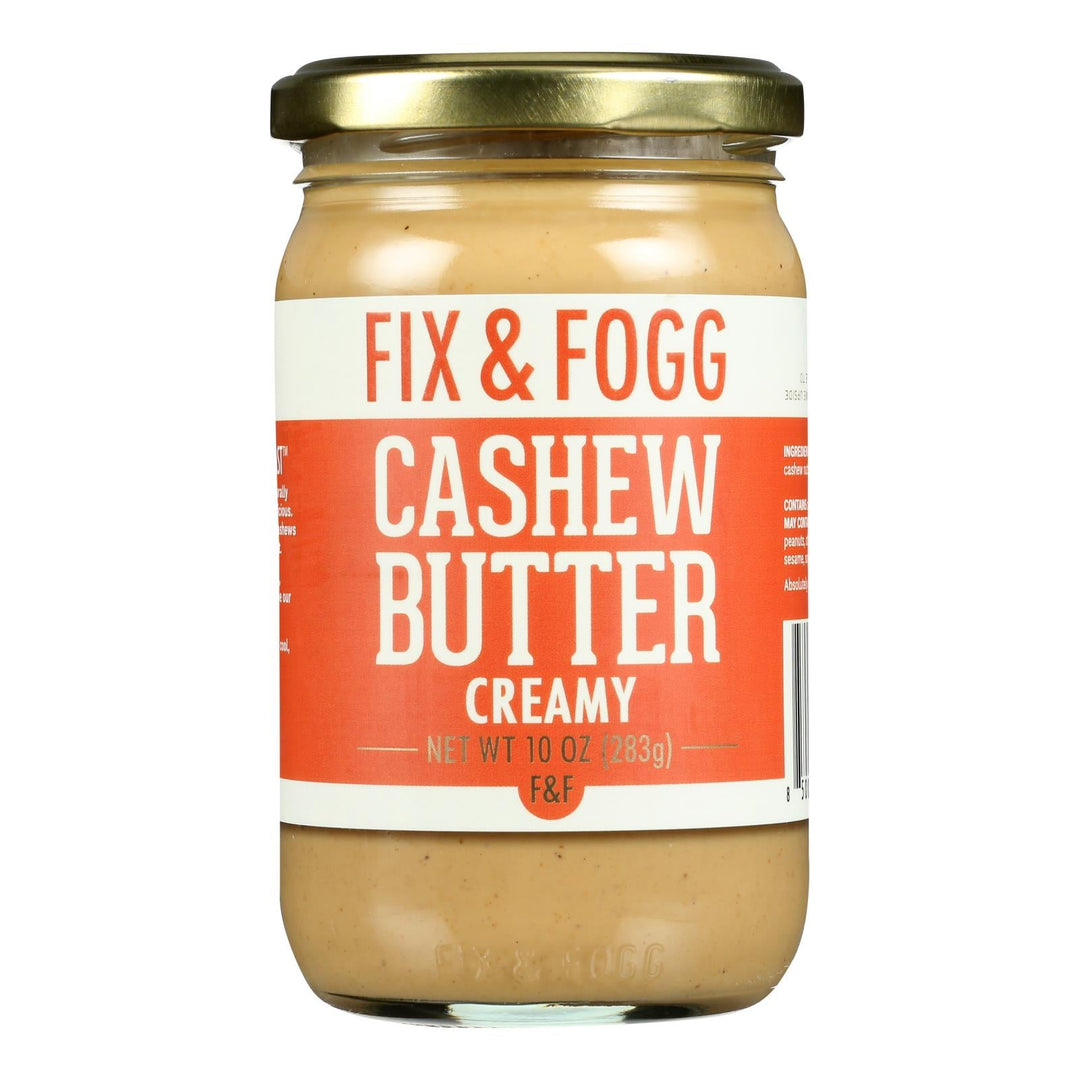 Fix & Fogg - Cashew Butter Creamy - Case Of 6 - 10 Oz - Maras Green