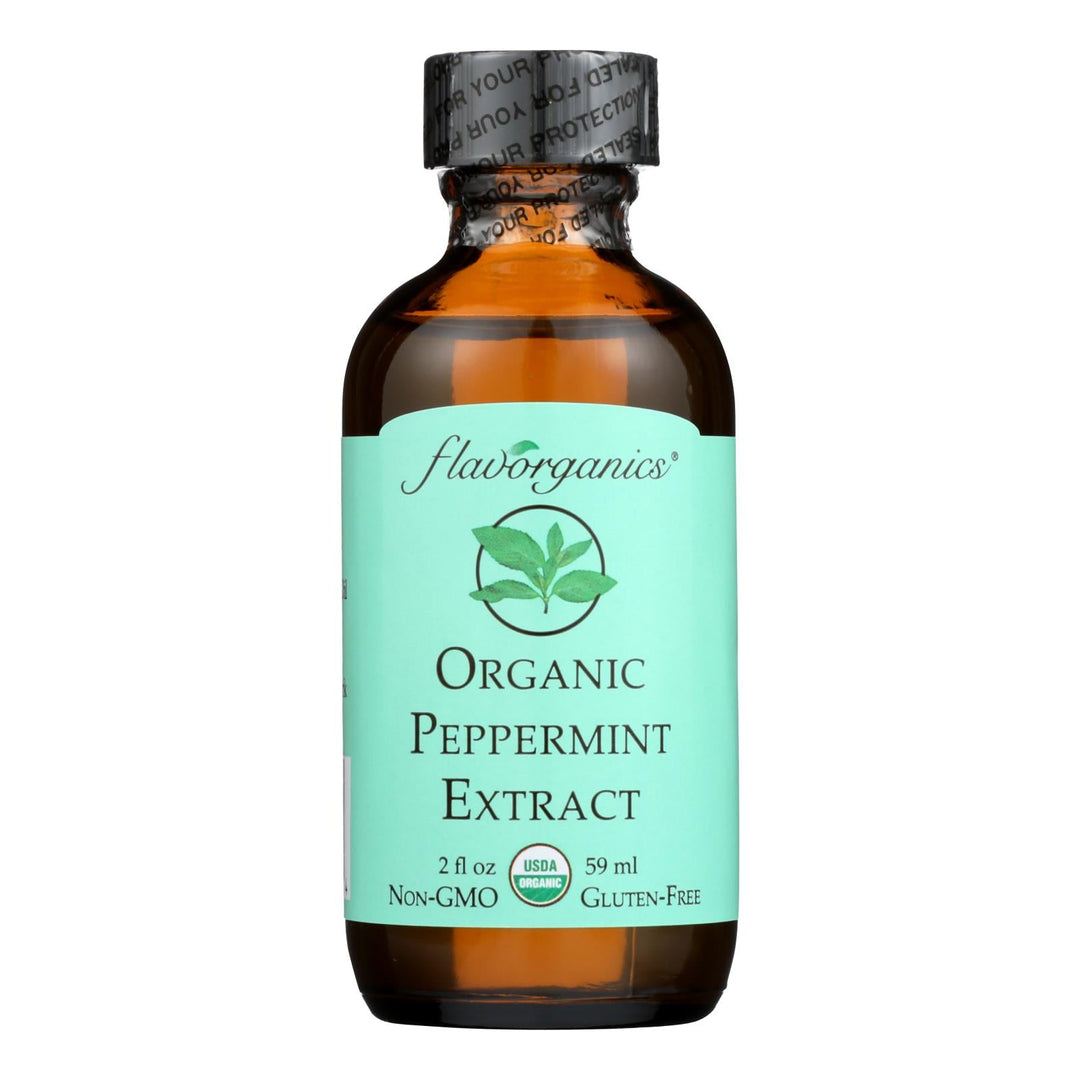 Flavorganics Organic Peppermint Extract - 2 Oz - Maras Green