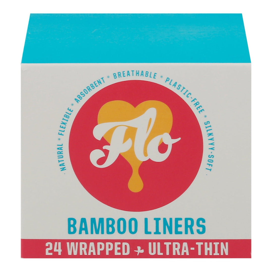 Flo - Liners Bamboo Wrpped 24pk - Case Of 12 - 24 Count - Maras Green