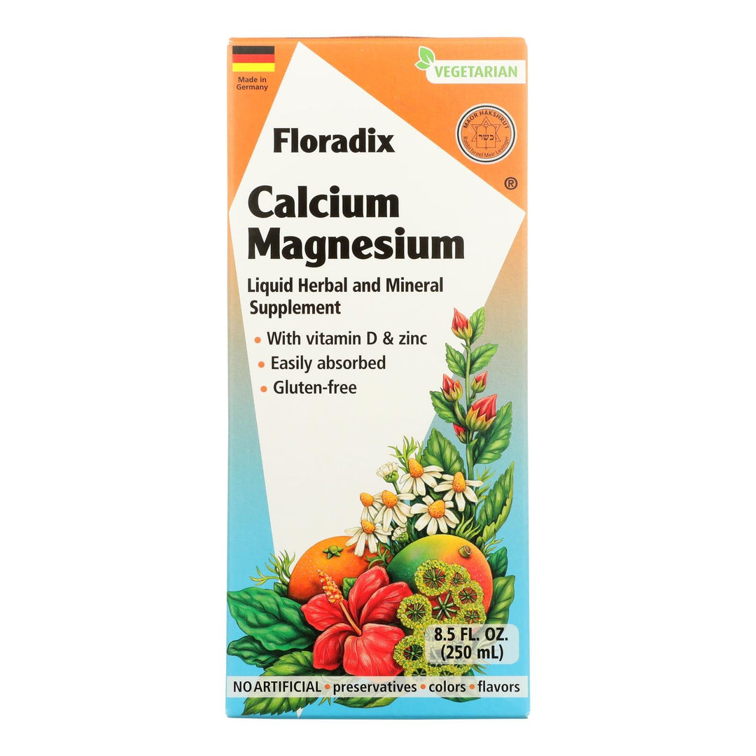 Floradix - Calcium Magnesium Liquid - 1 Each 1 - 8.5 Fz - Maras Green