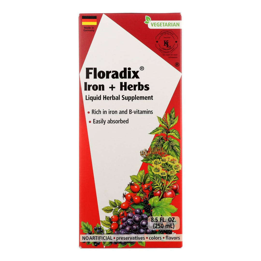 Floradix - Floradix Iron And Herbs - 1 Each 1 - 8.5 Fz - Maras Green
