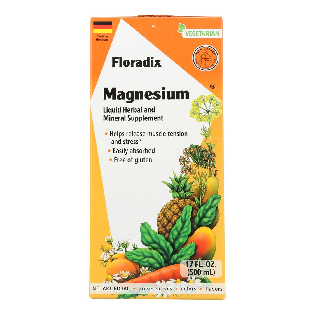 Floradix - Magnesium Liquid - 1 Each 1 - 17 Fz - Maras Green