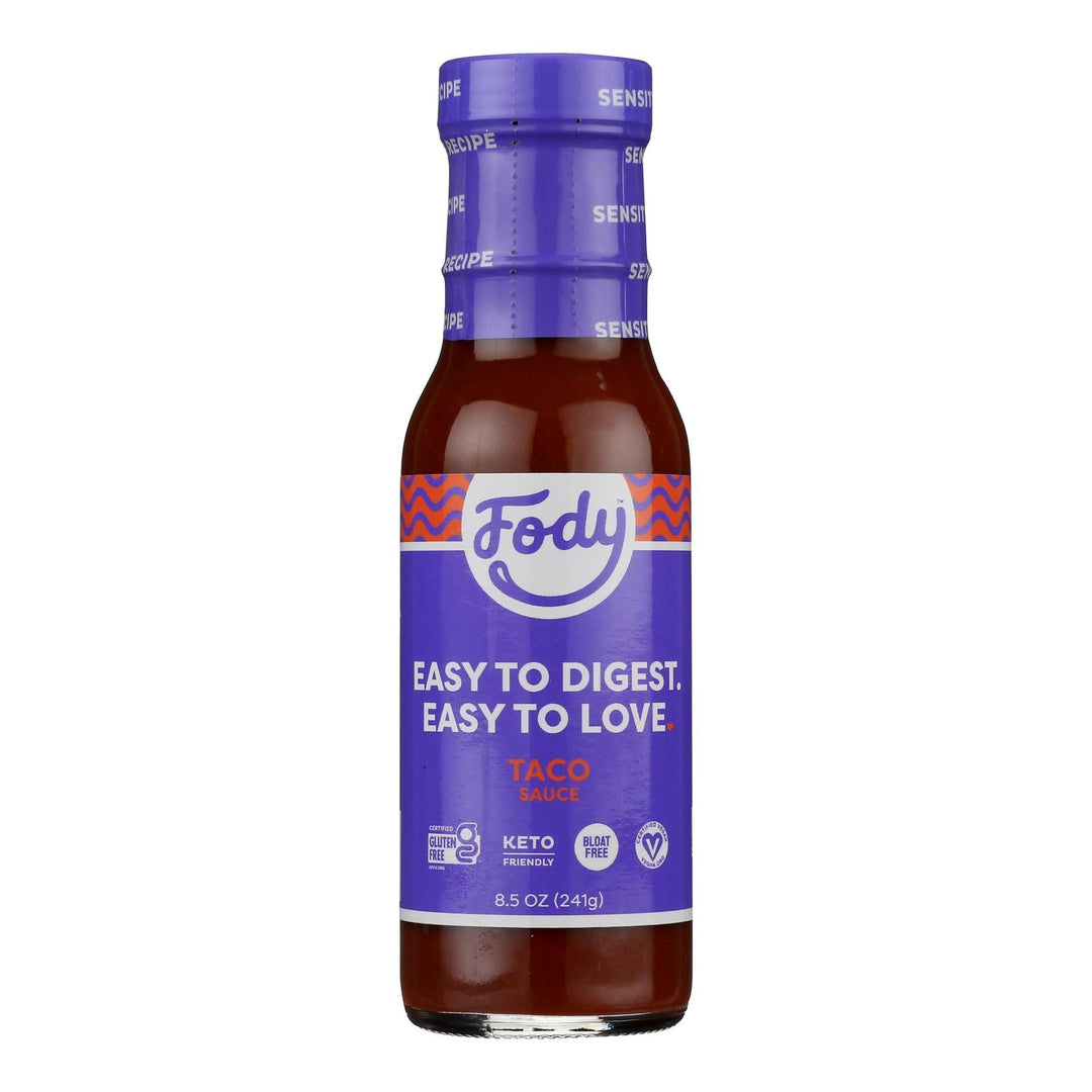 Fody Food Company - Sauce Taco Gluten Free - Case Of 6 - 8.5 Oz - Maras Green