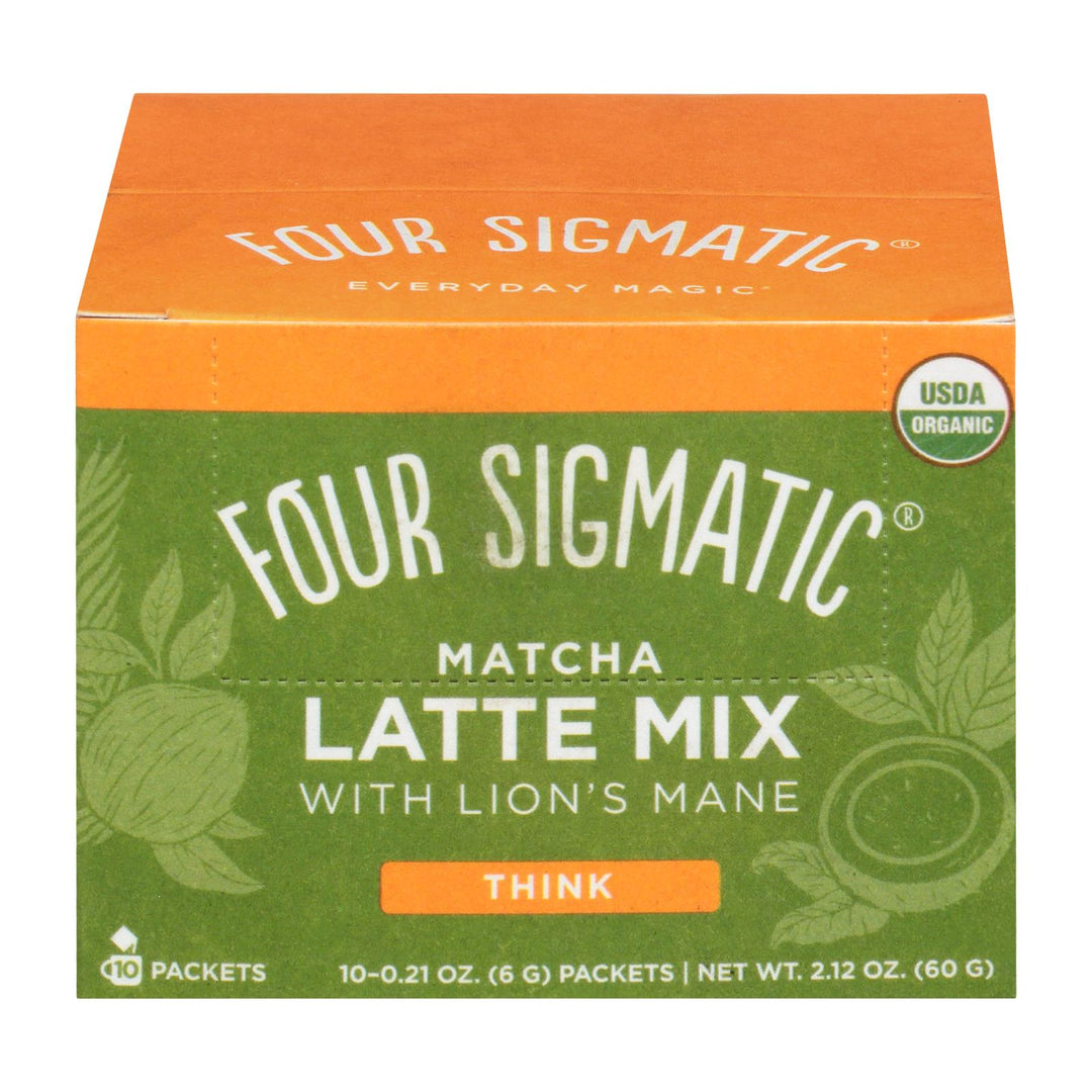 Four Sigmatic - Latte Lions Mane - 1 Each 1 - 10 Ct - Maras Green